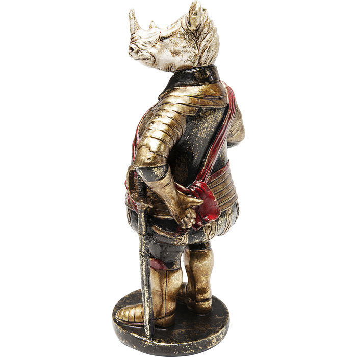 ESCULTURA SIR RINOCERONTE RESINA 