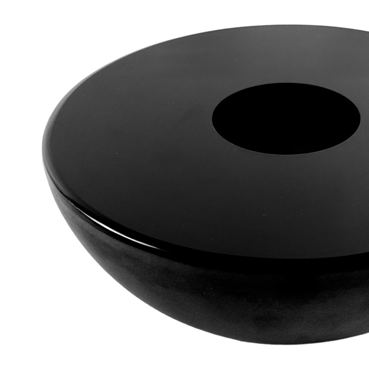 VASO DJINI CRISTAL PRETO ANNA TORFS