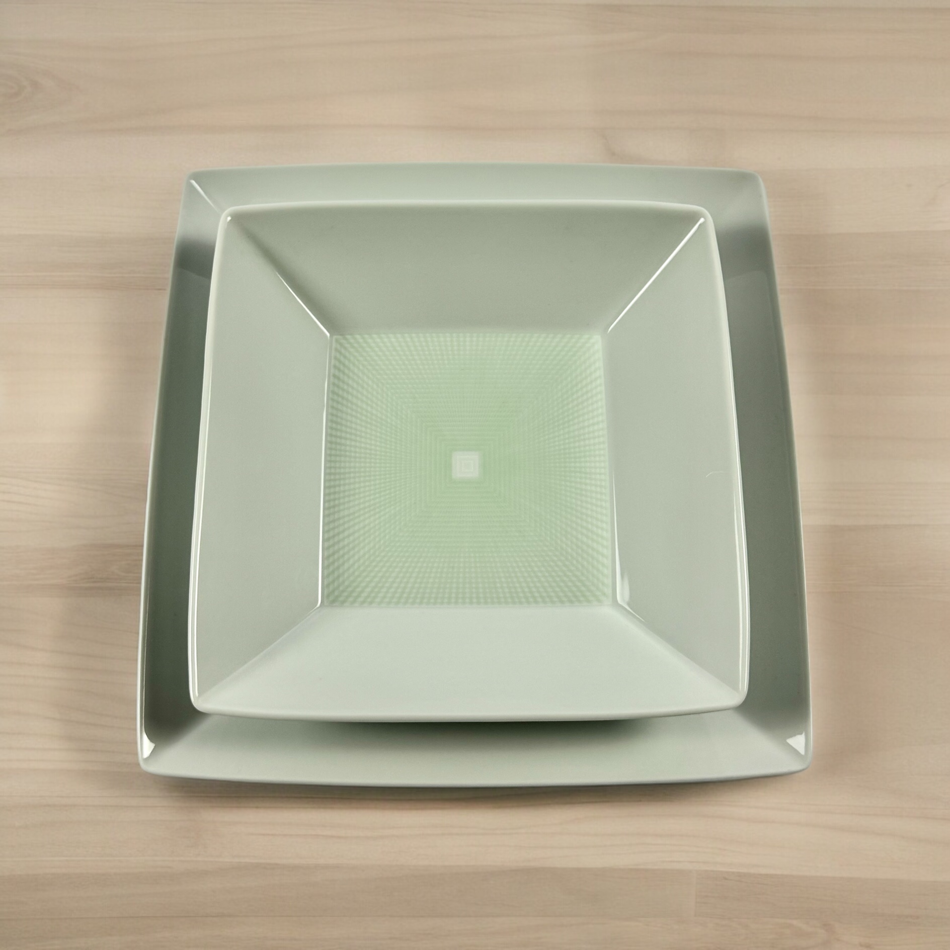 BAIXELA LOFT CIRCLE PRATOS QUADRADOS ROSENTHAL JOGO 12 PEÇAS