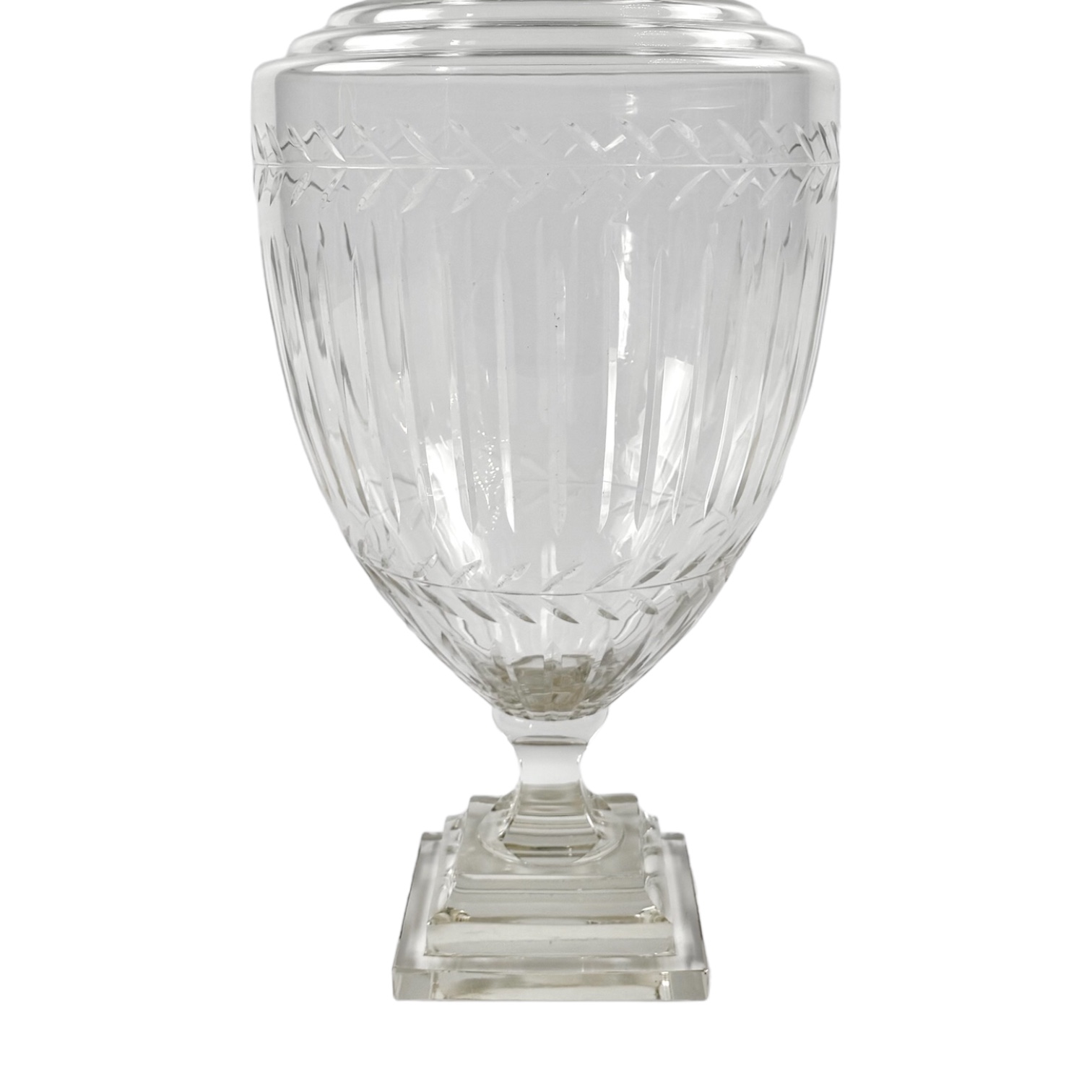 POTICHE MULGRAVE VIDRO TRANSPARENTE VAN ROON