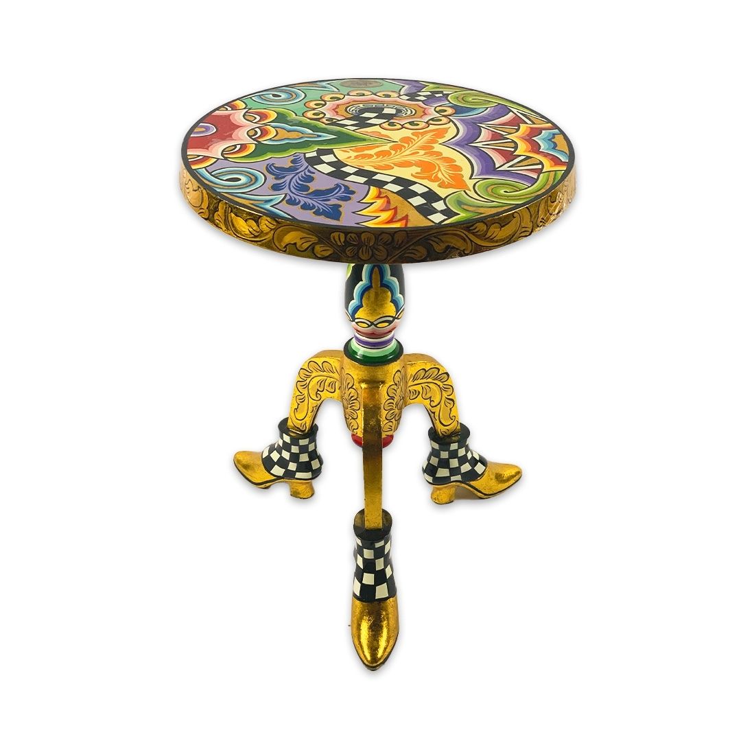 MESA LATERAL REDONDA METAL TOMS DRAG