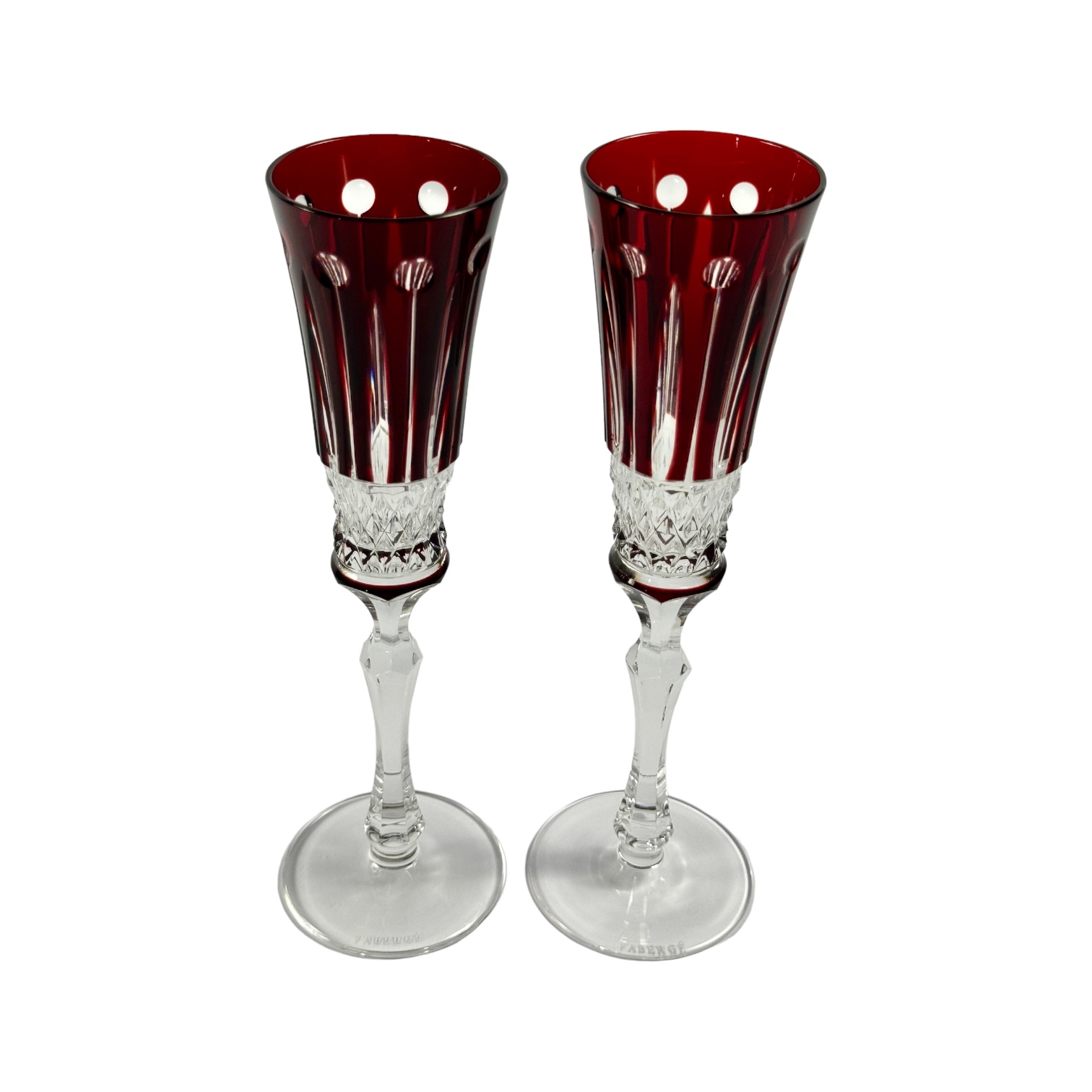 TACA CAMPANHE XENIA VERM ESCURO PAR  FABERGE