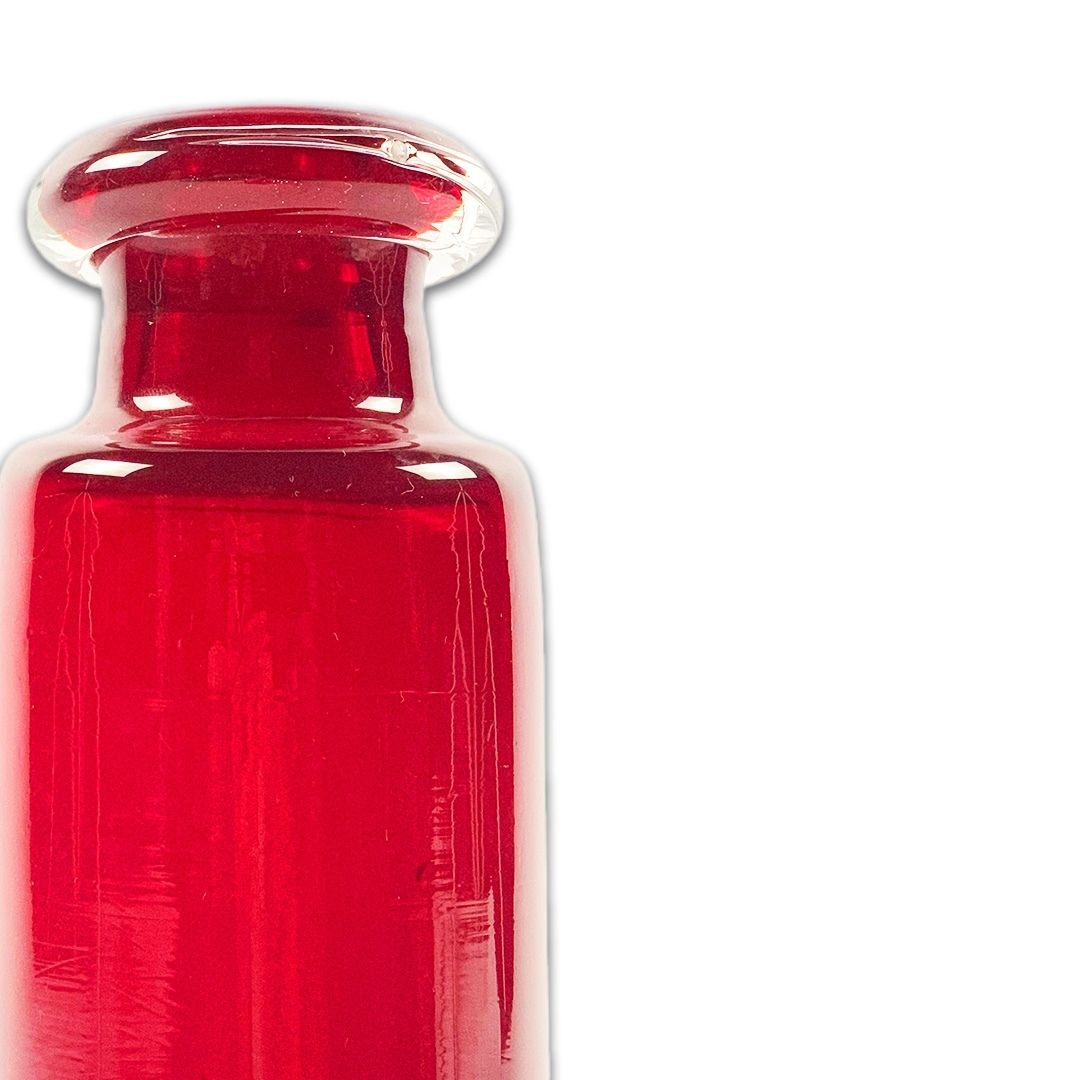 VASO DRUNKEN CRISTAL VERMELHO ROSENTHAL