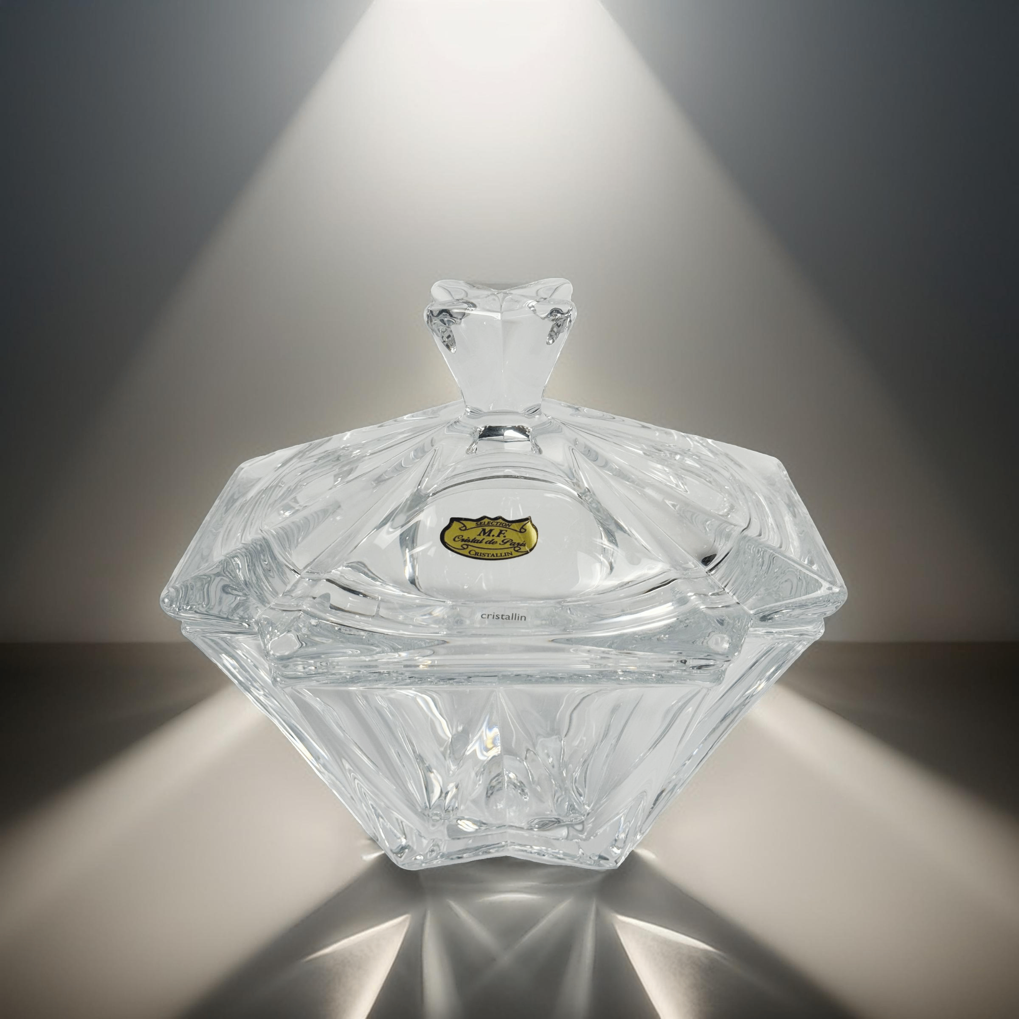 BOMBONIERE METROPOLITAN CRISTAL TRANSPARENTE 