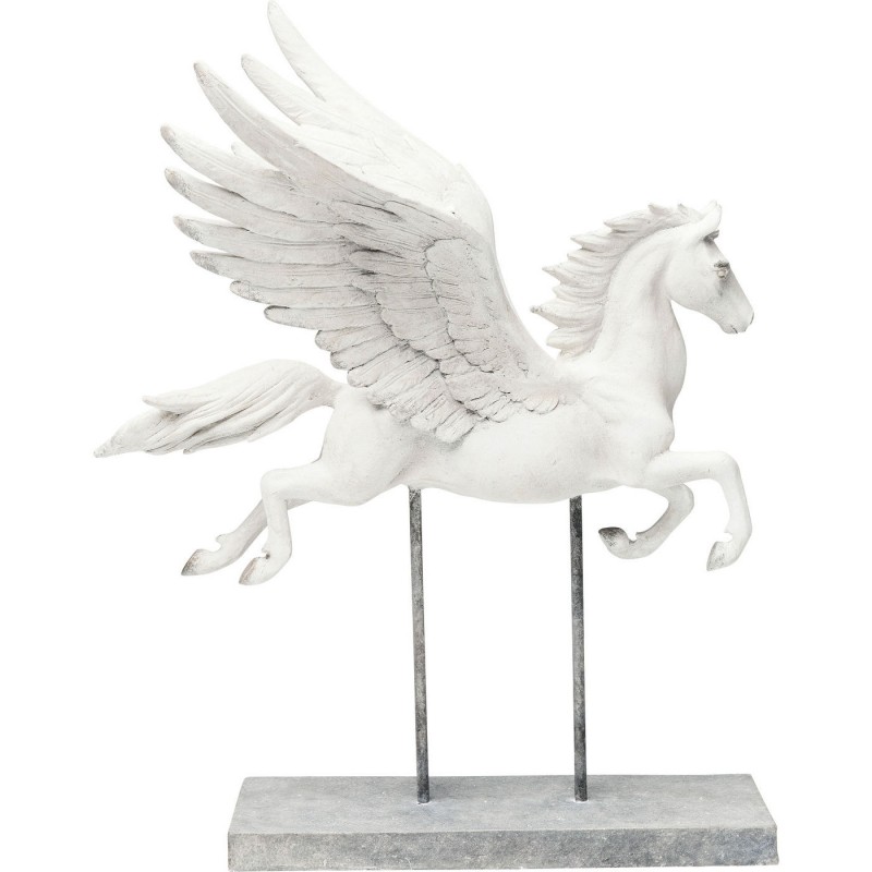 ESCULTURA PEGASUS NO PEDESTAL RESINA