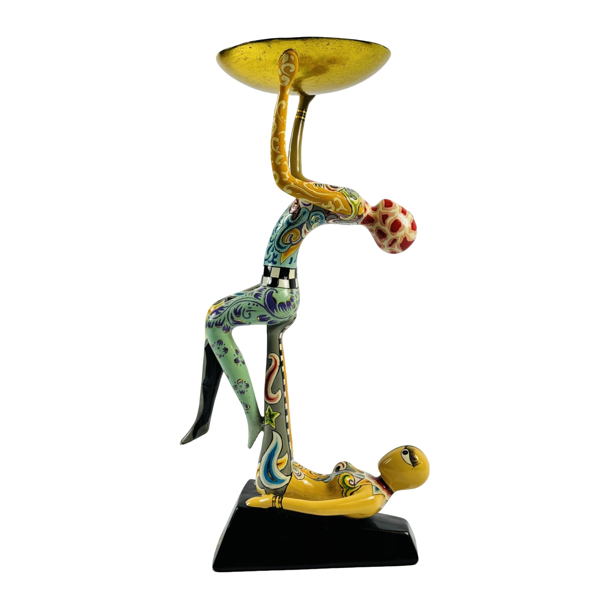 ESCULTURA ACROBATA RESINA TOMS DRAG