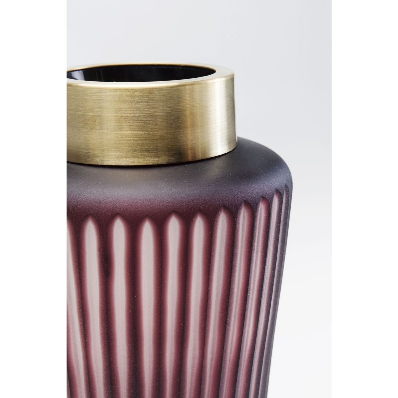 VASO ROMEO VIDRO LILAS 