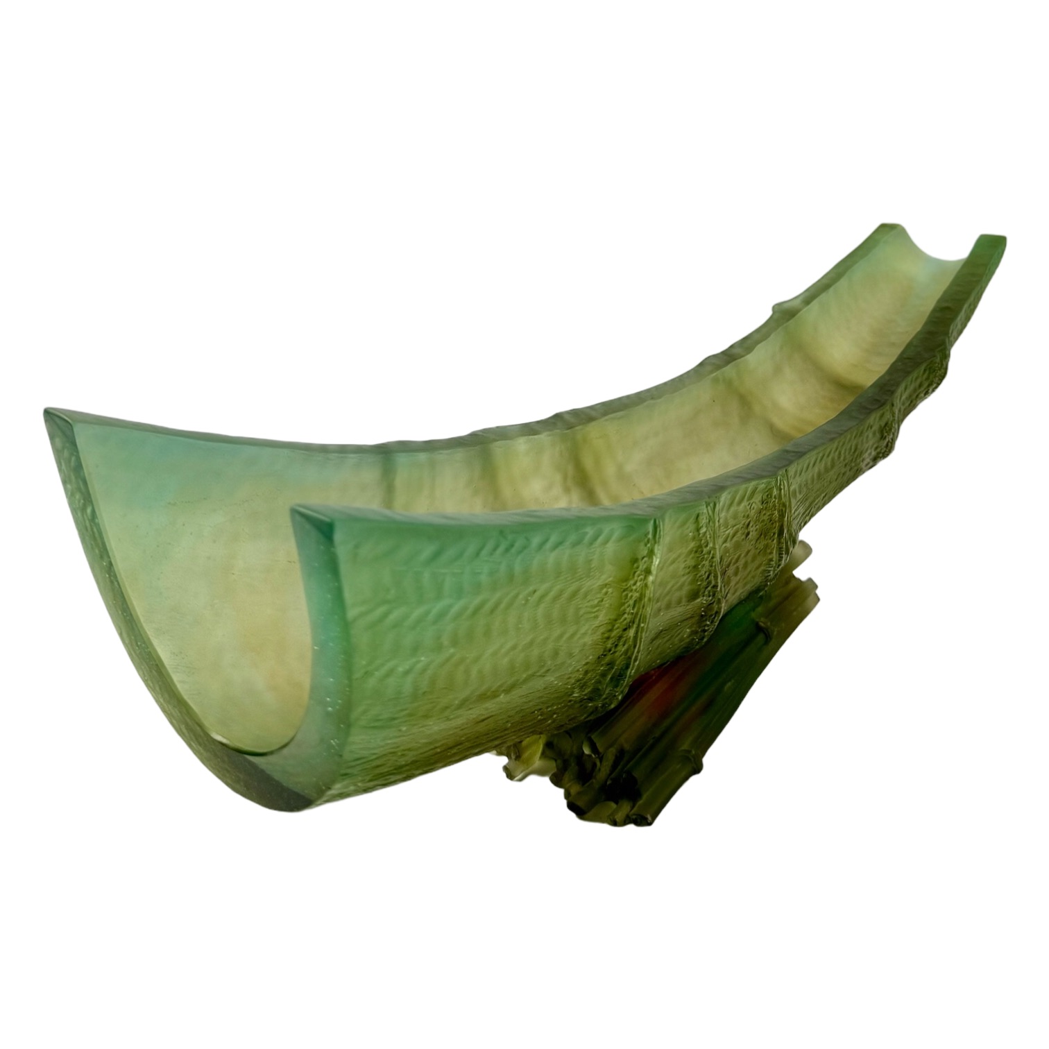 CENTRO MESA MAGNUM BAMBOU EMILIO BOBBA 388 EXEMPLARES CRISTAL DAUM