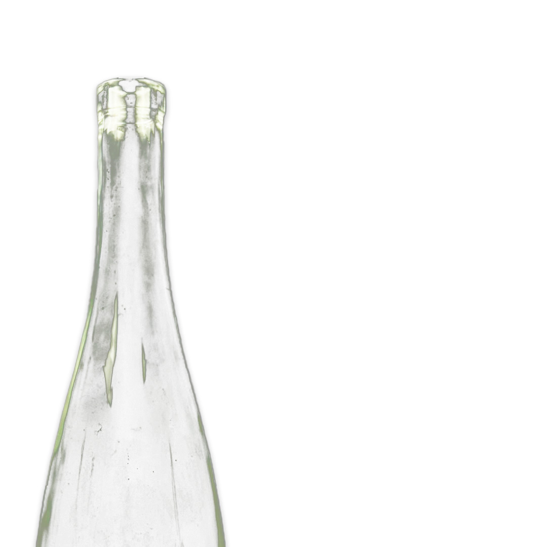 VASO GARRAFA  VIDRO TRANSPARENTE MODALI DESIGN