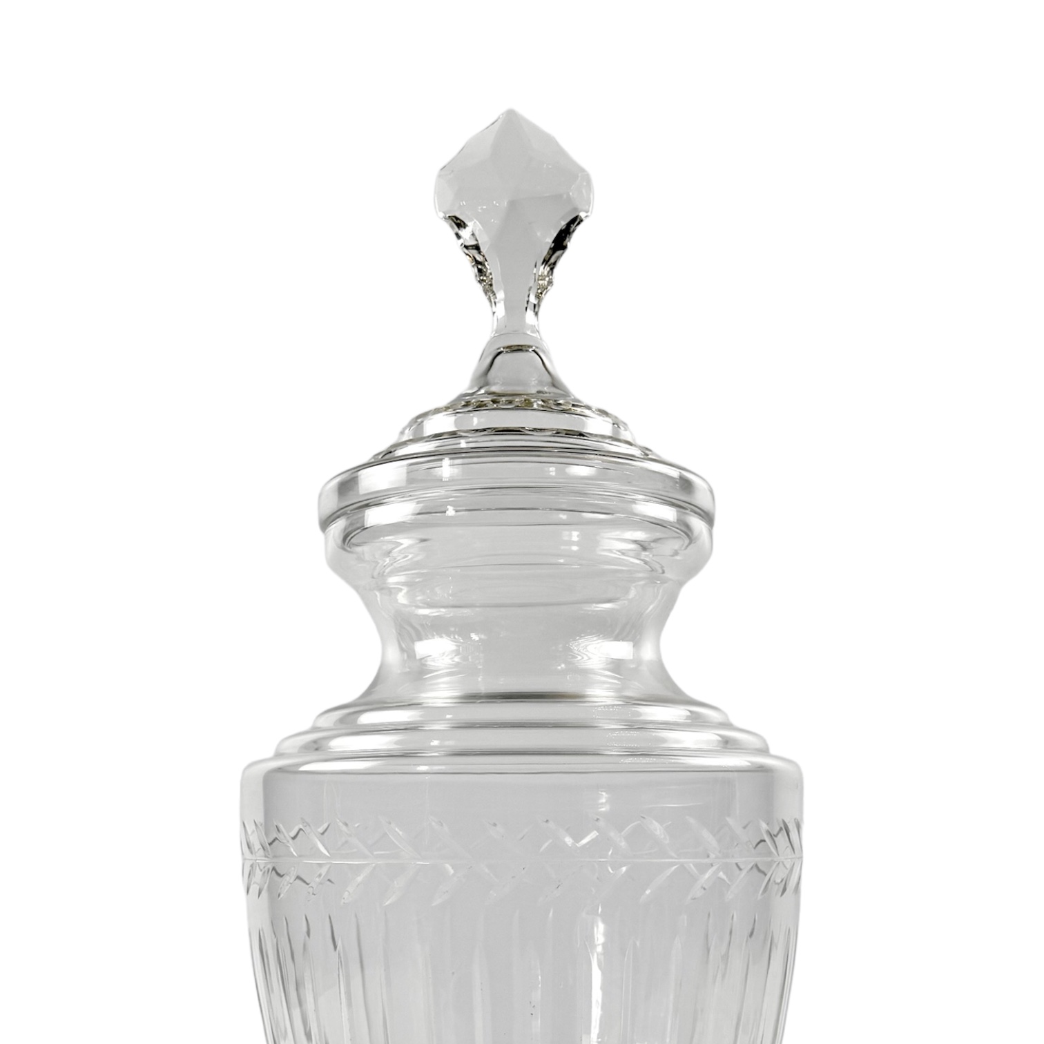 POTICHE MULGRAVE VIDRO TRANSPARENTE VAN ROON