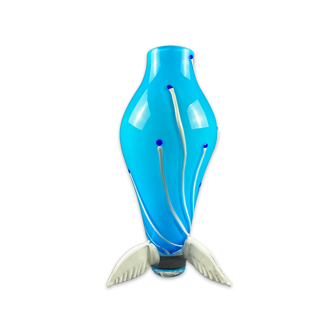 VASO ANGELO AZUL CRISTAL LINEAVETRO