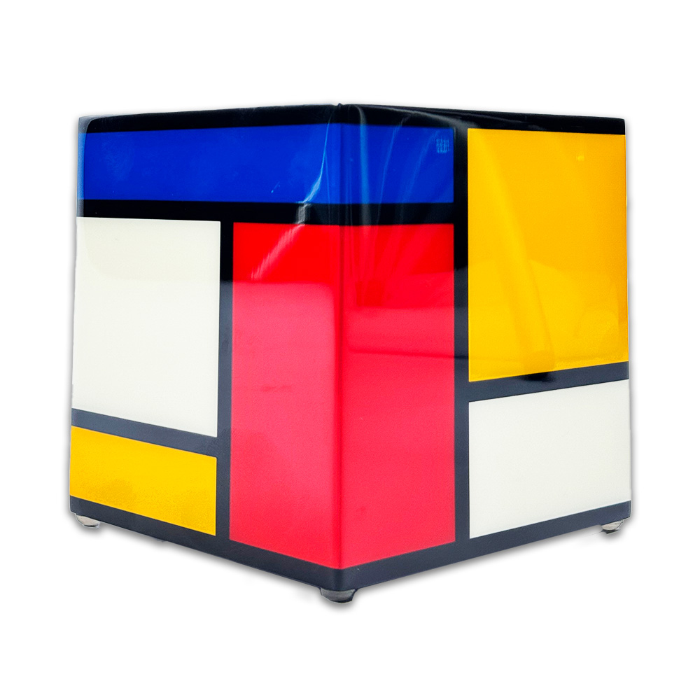 CAIXA DE LENCO MADEIRA LAQUEADA MULTICOLORIDA PACIFIC CONNECTIONS