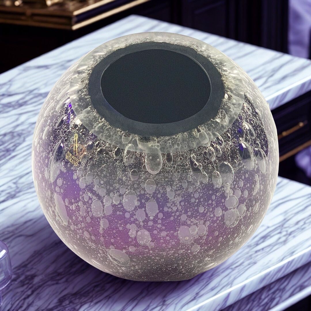 VASO ESFERA VENERE VIOLETA FORMIA
