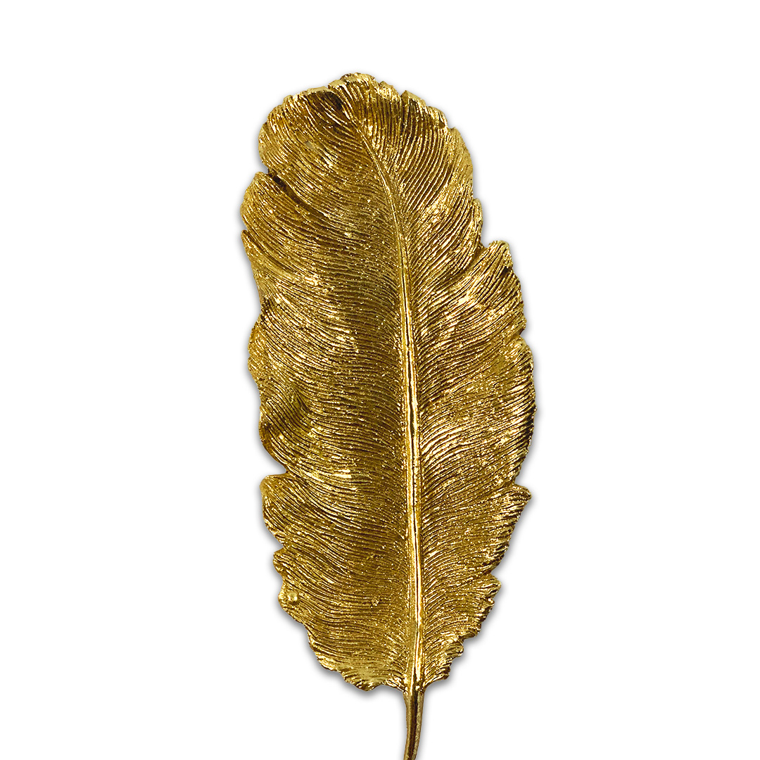 VIDE POCHE PENA RESINA DOURADO MODALI DESIGN