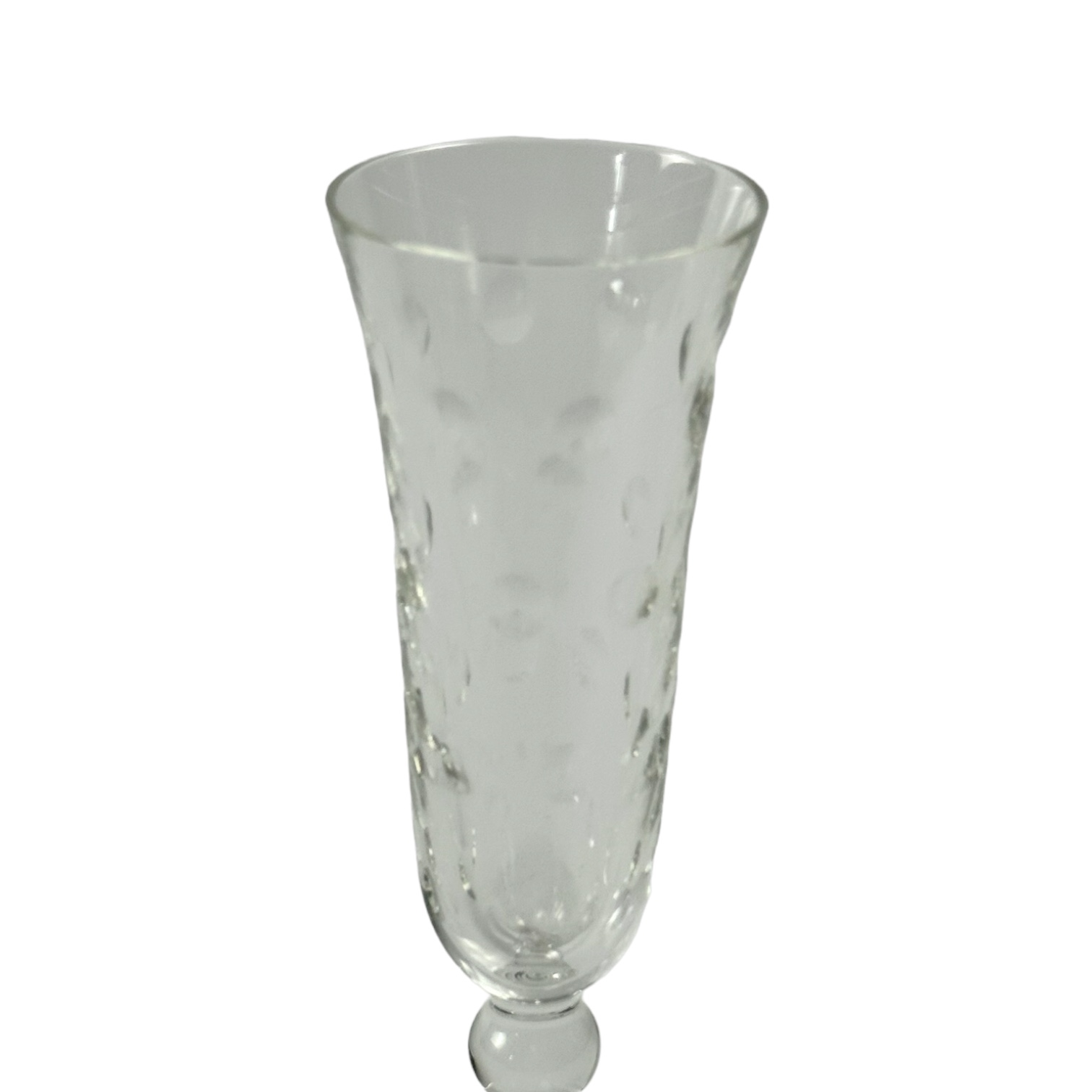TACA CHAMPANHE BUBBLES CRISTAL TRANSPARENTE, SAINT LOUIS