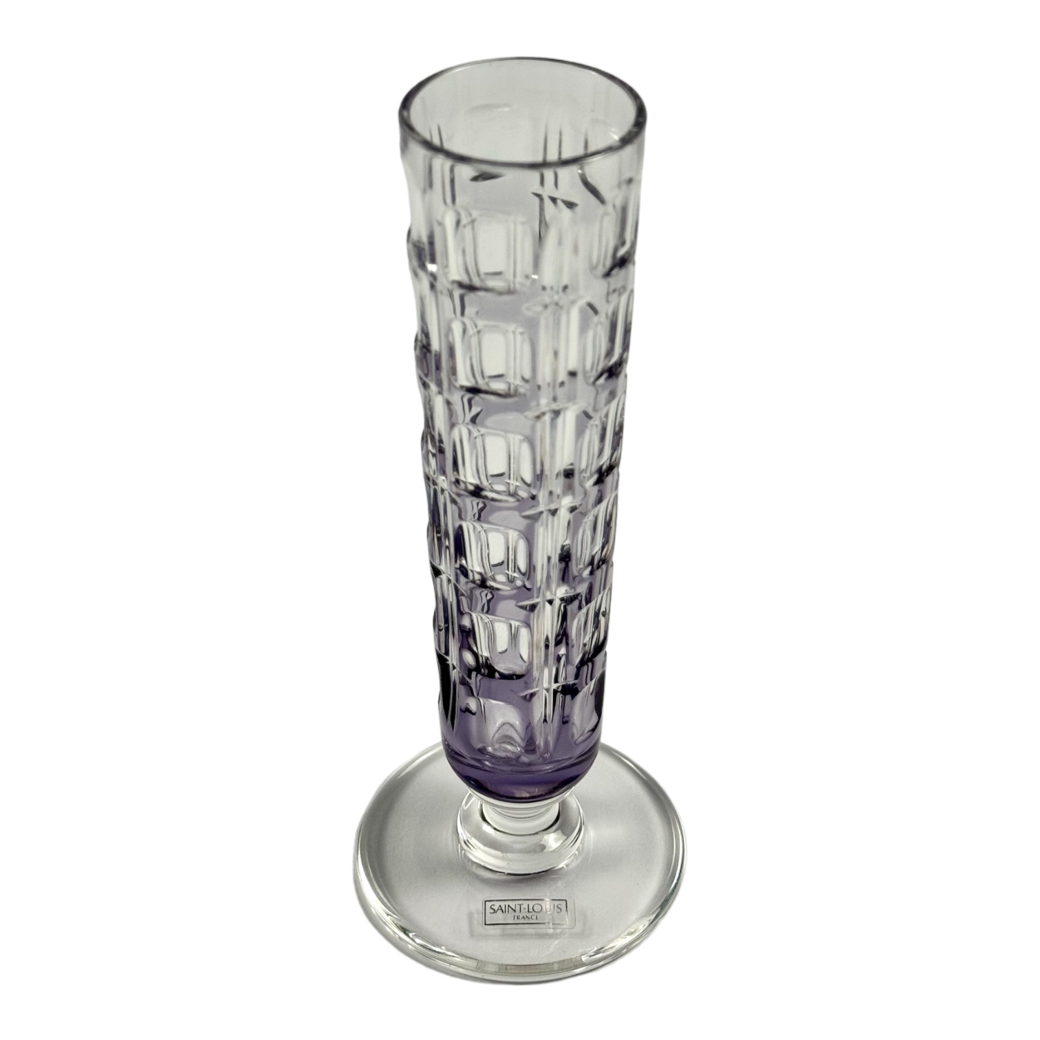 VASO VIOLETA CRISTAL SAINT LOUIS