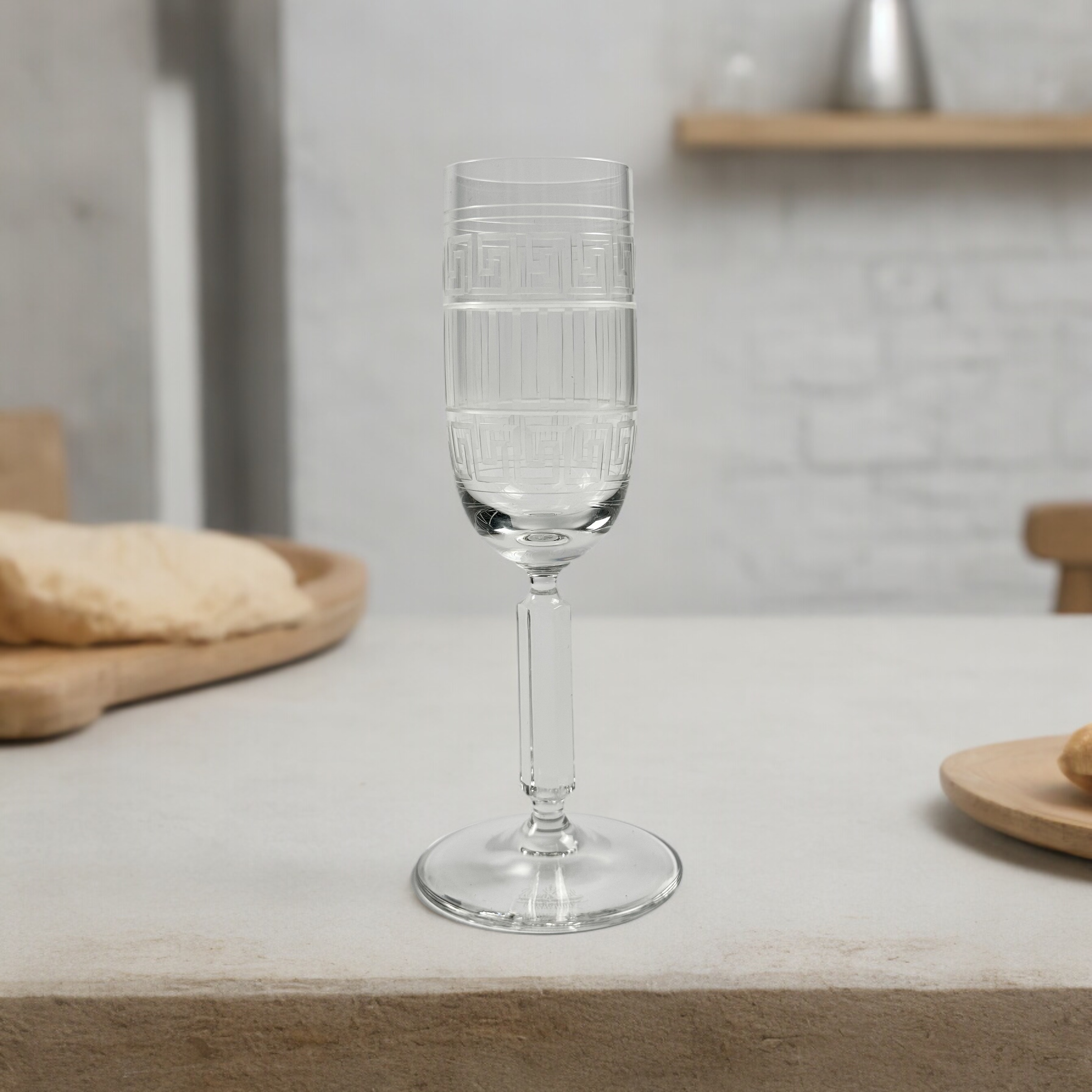 TACA SHERRY VERSACE MEANDRE CRISTAL TRANSPARENTE UNITARIO