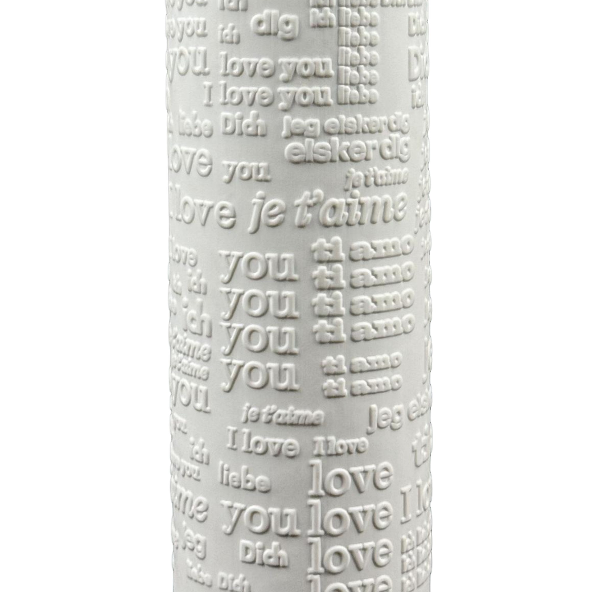 VASO LOVE LOVE PORCELANA BRANCA ROSENTHAL