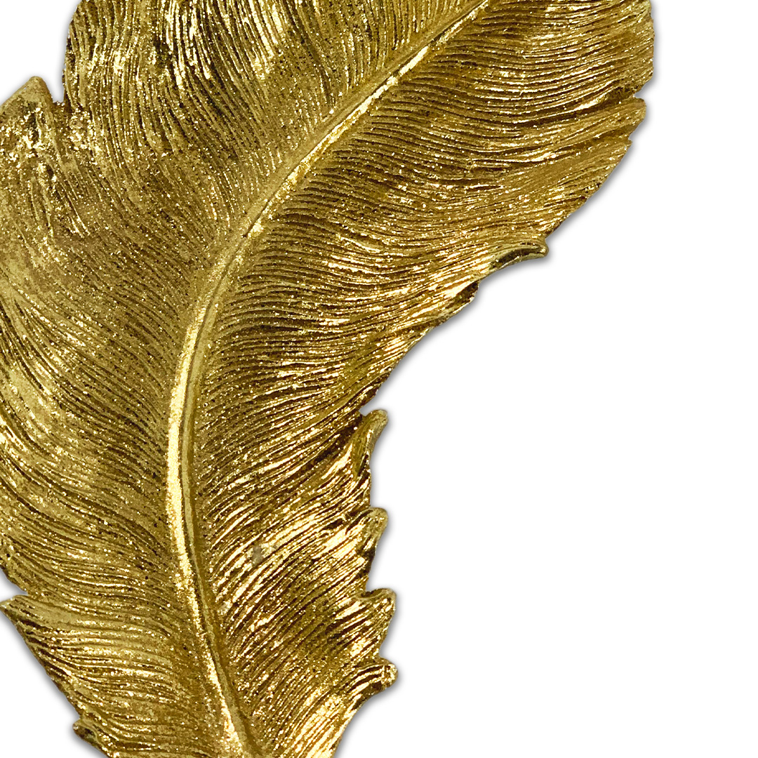 VIDE POCHE PENA RESINA DOURADO MODALI DESIGN