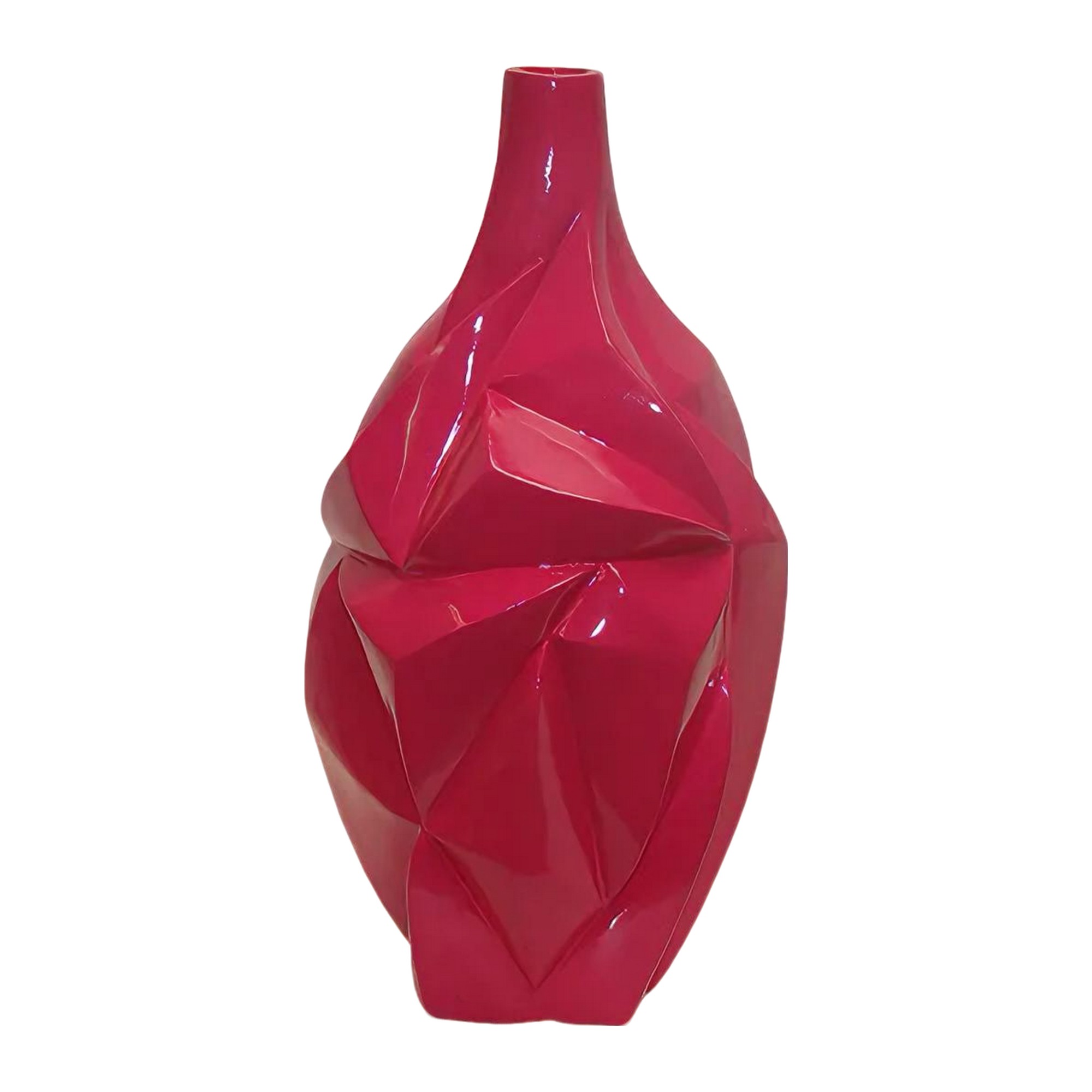 VASO RECORTADO RESINA VERMELHO MODALI DESIGN