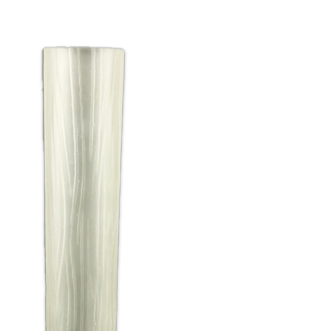 VASO MONO BAMBOO CRISTAL BRANCO FOSCO FORMIA