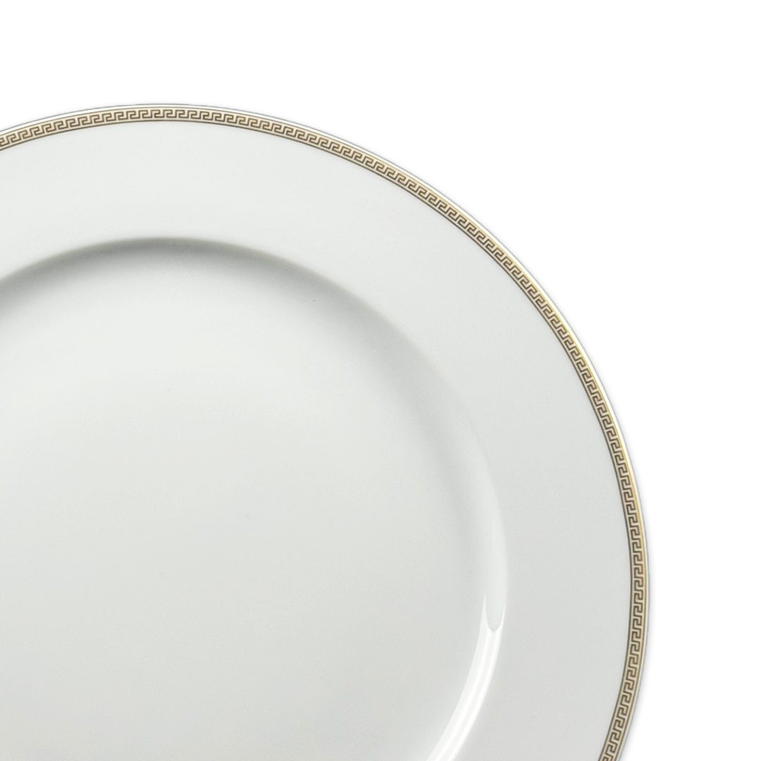 SOUSPLAT VERSACE MEDAILLON MEANDRE D OR PORCELANA UNITARIO