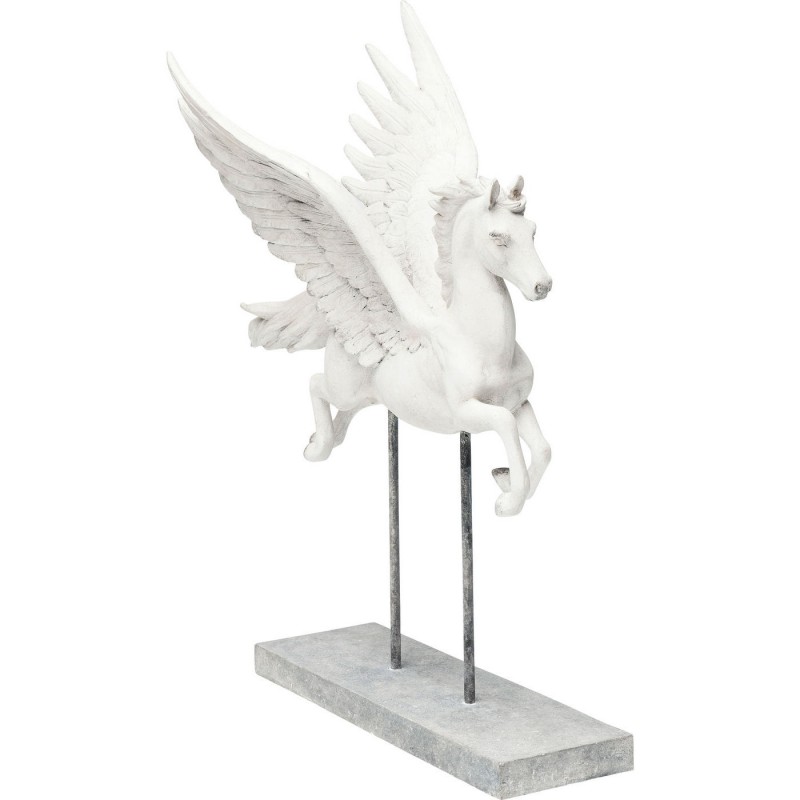 ESCULTURA  PEGASUS NO PEDESTAL  RESINA 