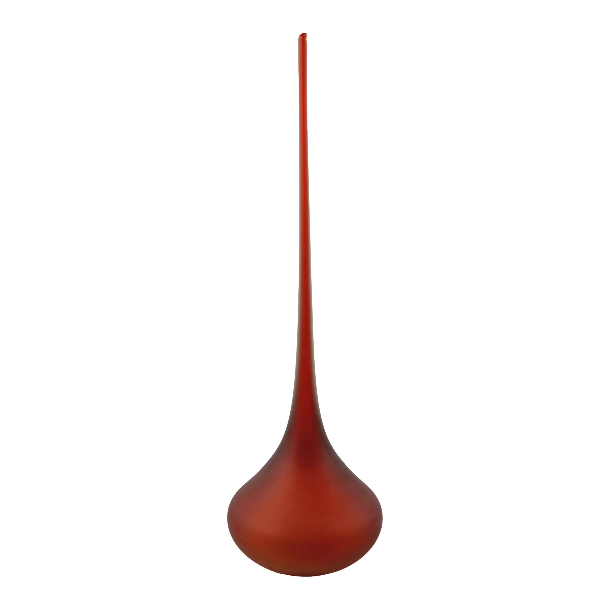VASO RUGIADA CRISTAL LARANJA/TABACO FOSCO