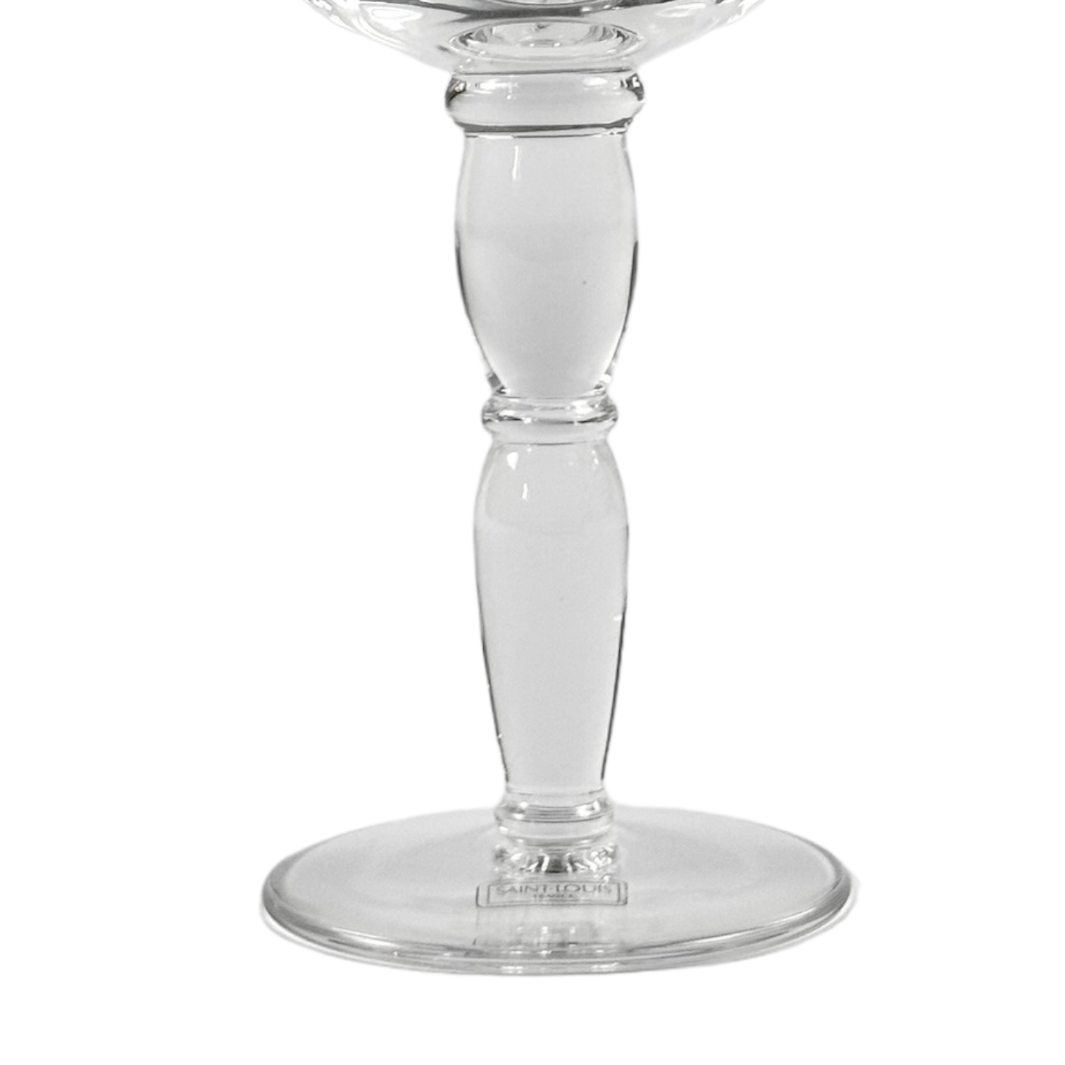 TACA COSMOS VINHO BRANCO CRISTAL TRANSPARENTE SAINT LOUIS JOGO 6 PEÇAS