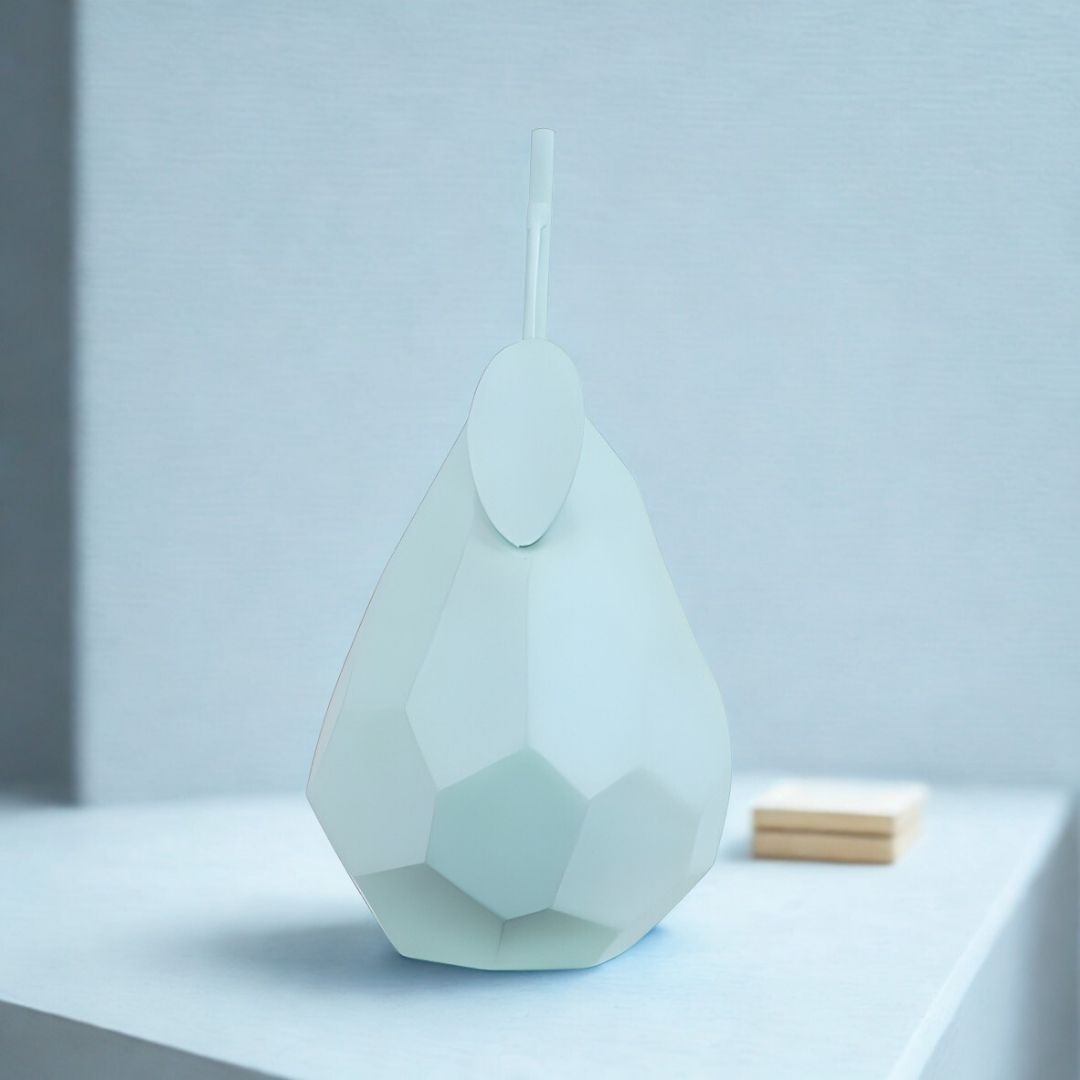 ESCULTURA PERA RESINA VERDE MODALI DESIGN