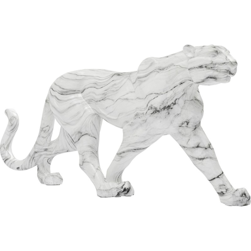 ESCULTURA LEOPARDO MARMORE 