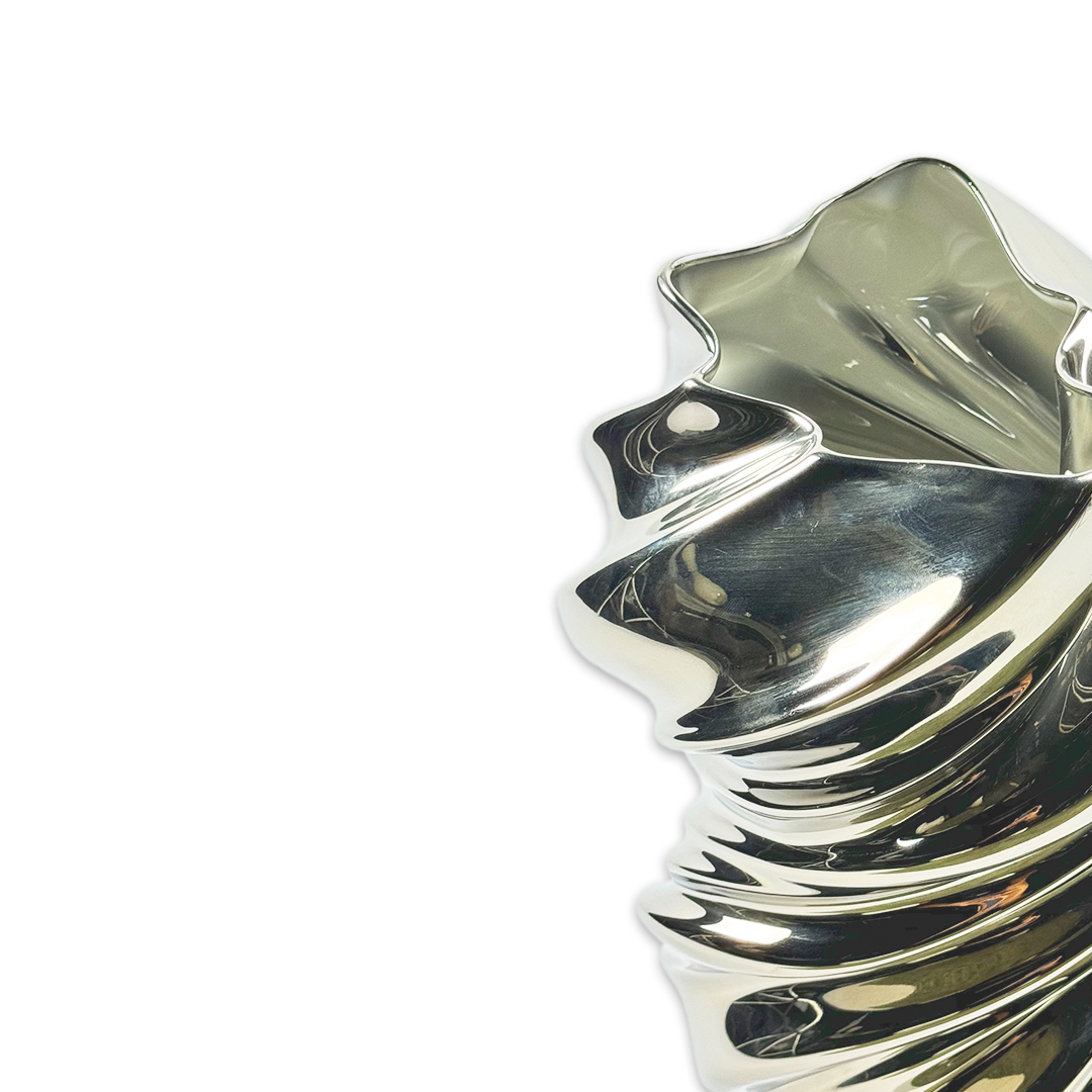 VASO SQUALL PRATA PORCELANA ROSENTHAL