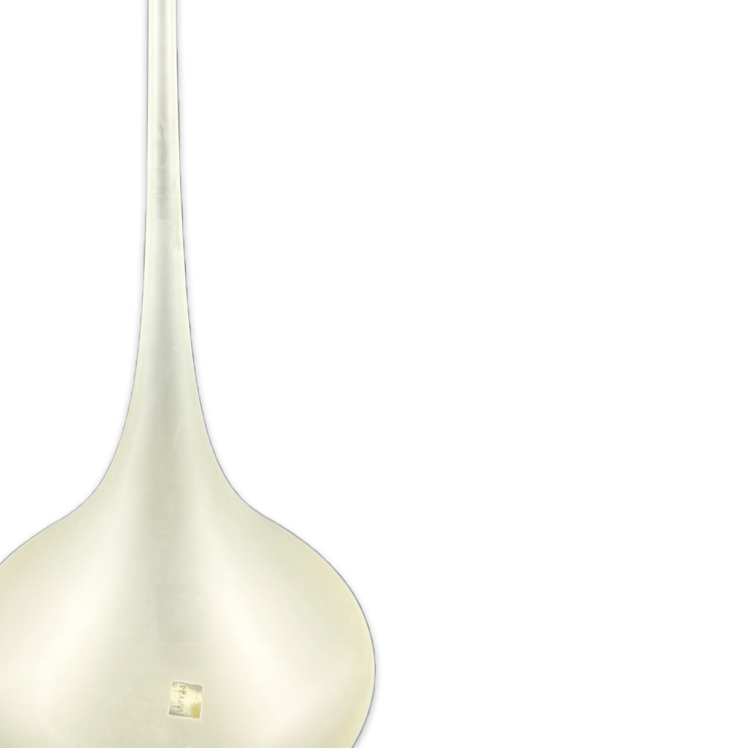 VASO RUGIADA CRISTAL BRANCO FOSCO FORMIA