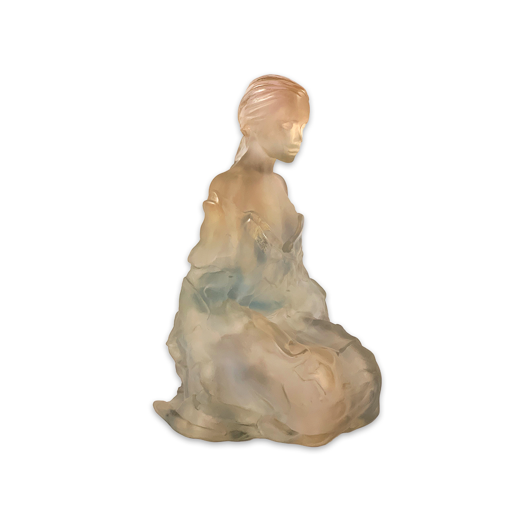 ESCULTURA ATHENA CHABROLLE EM CRISTAL DAUM