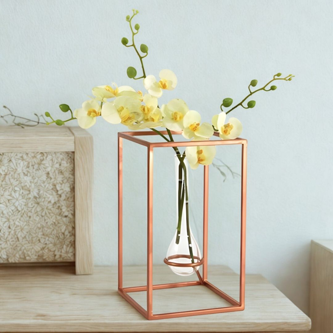 VASO SHAPE ALUMINIO/COBRE PEQUENO MODALI DESIGN