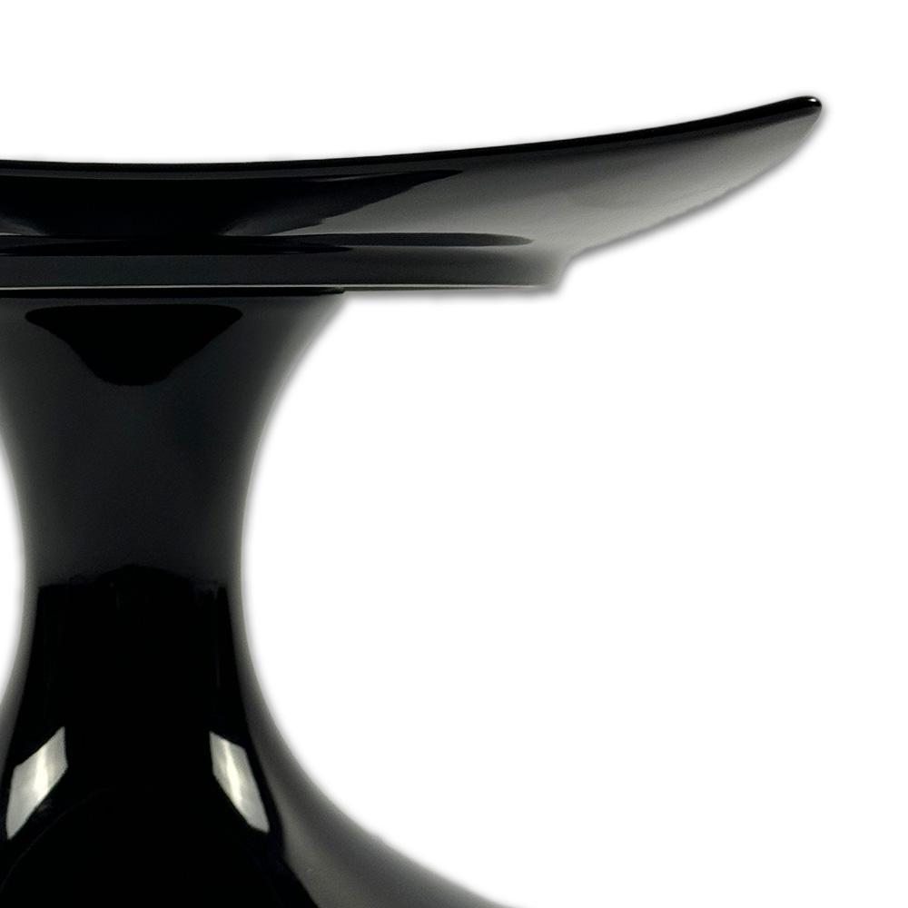 CENTRO MESA C/PE VERSACE  DEDALO BLACK PORCELANA