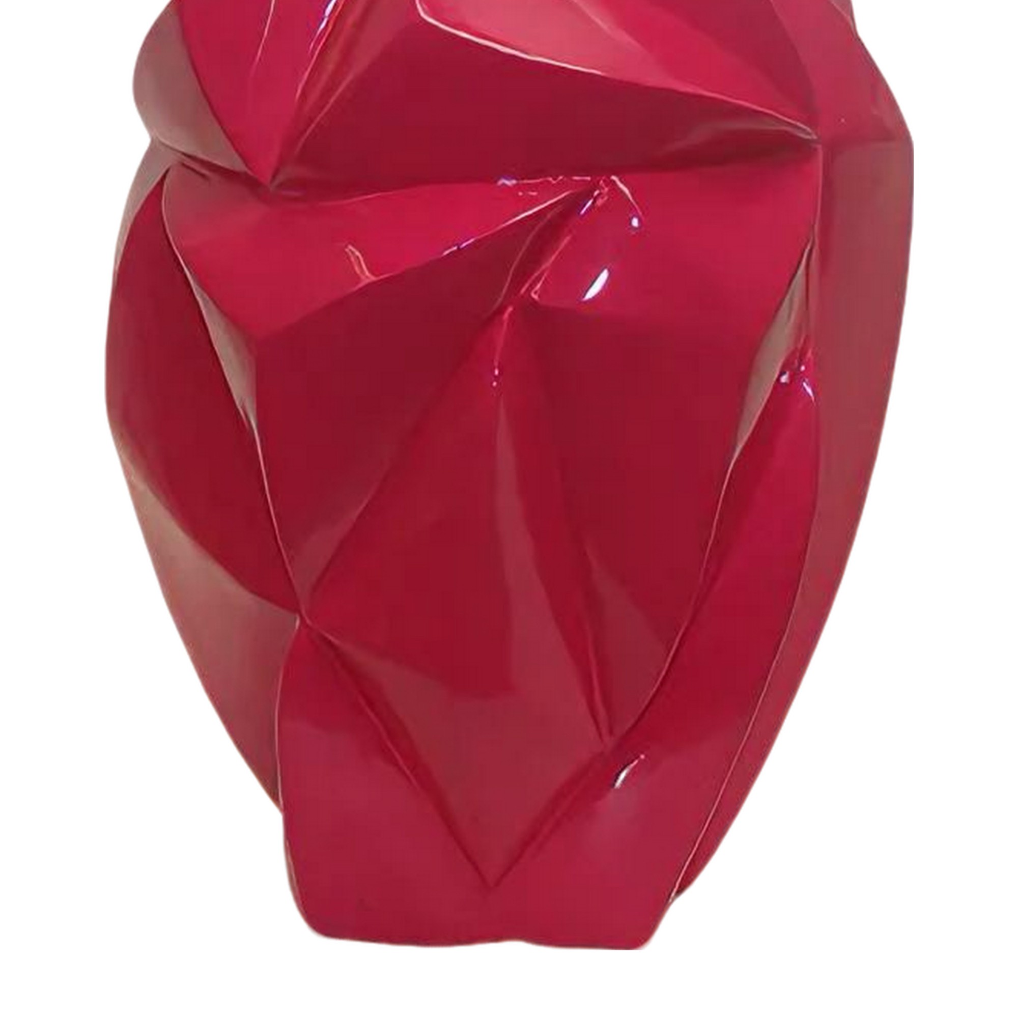 VASO RECORTADO RESINA VERMELHO MODALI DESIGN