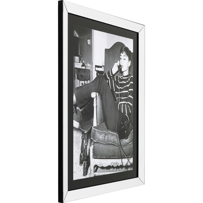 QUADRO RELAXING AUDREY C/MOLDURA 