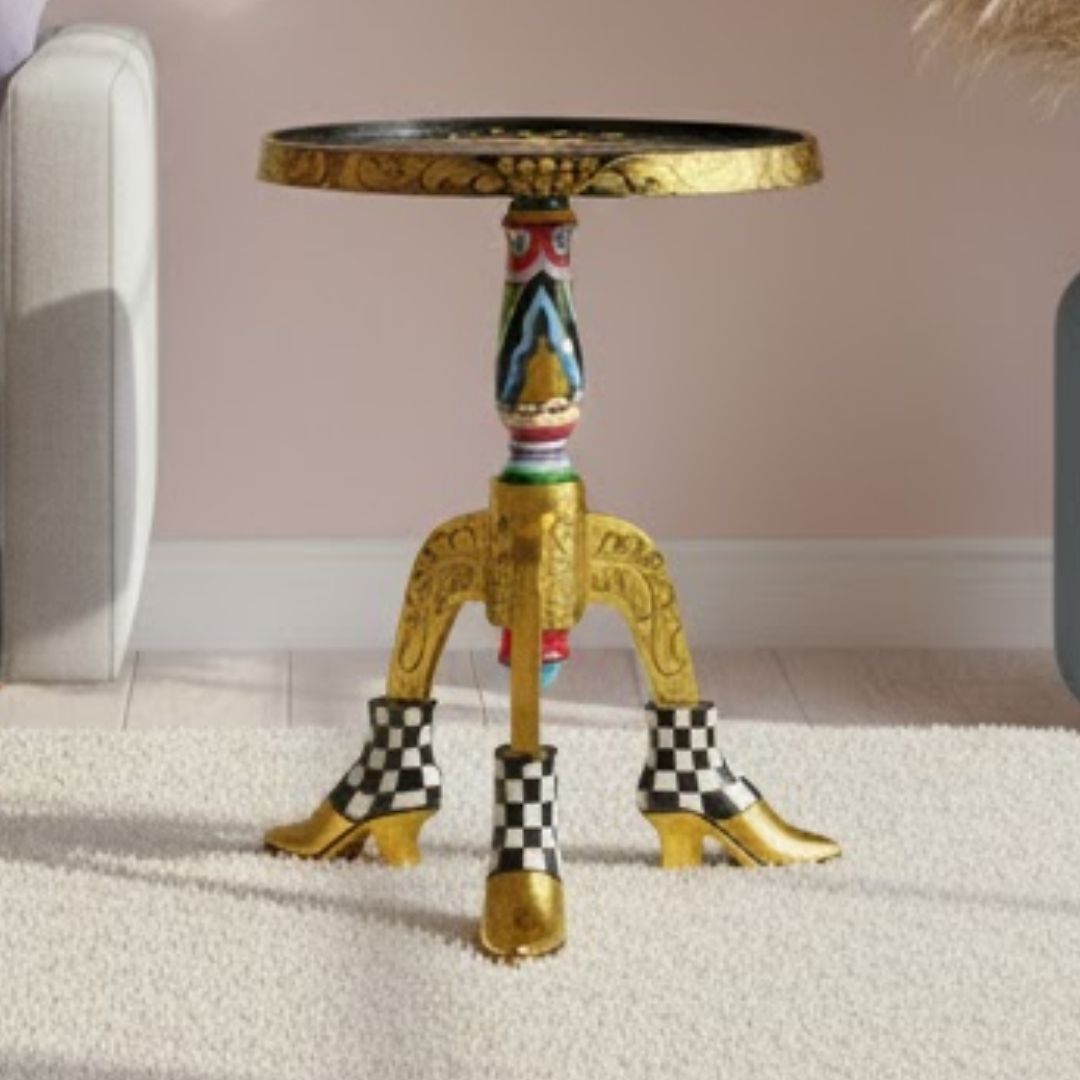 MESA LATERAL REDONDA METAL TOMS DRAG