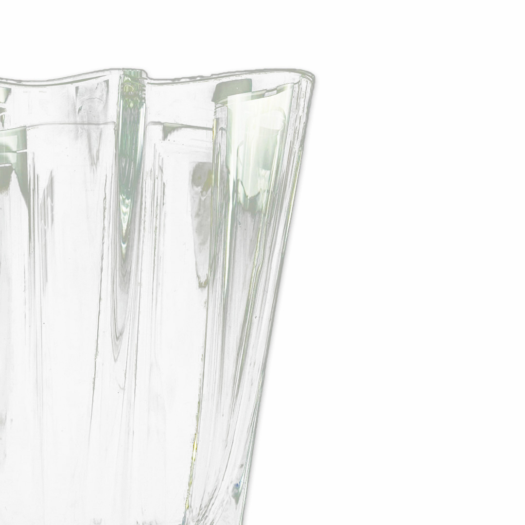 VASO ROSENTHAL FLUX CRISTAL TRANSPARENTE