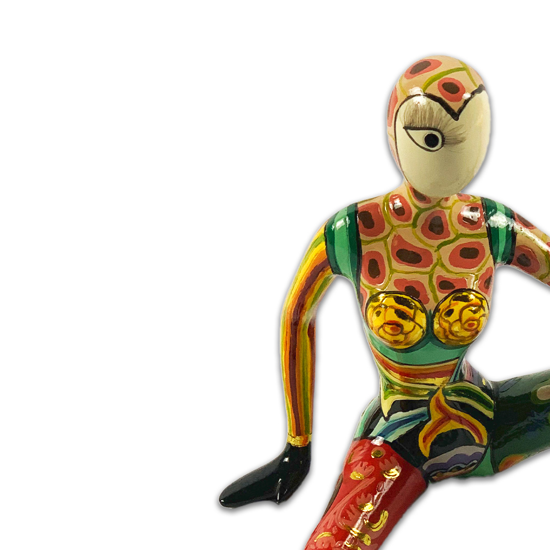 ESCULTURA ACROBATA RESINA TOMS DRAG