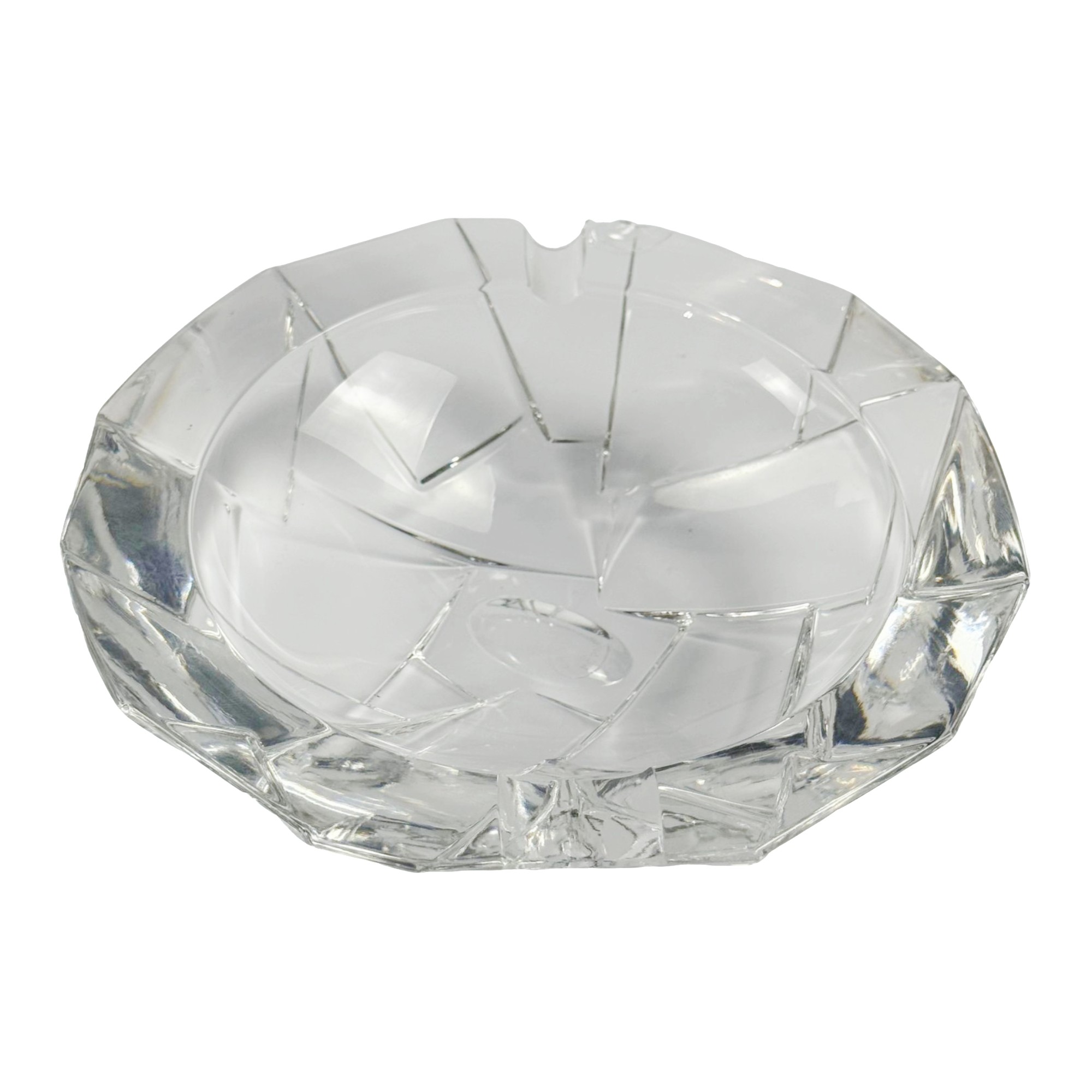 CINZEIRO CRACK CRISTAL TRANSPARENTE 