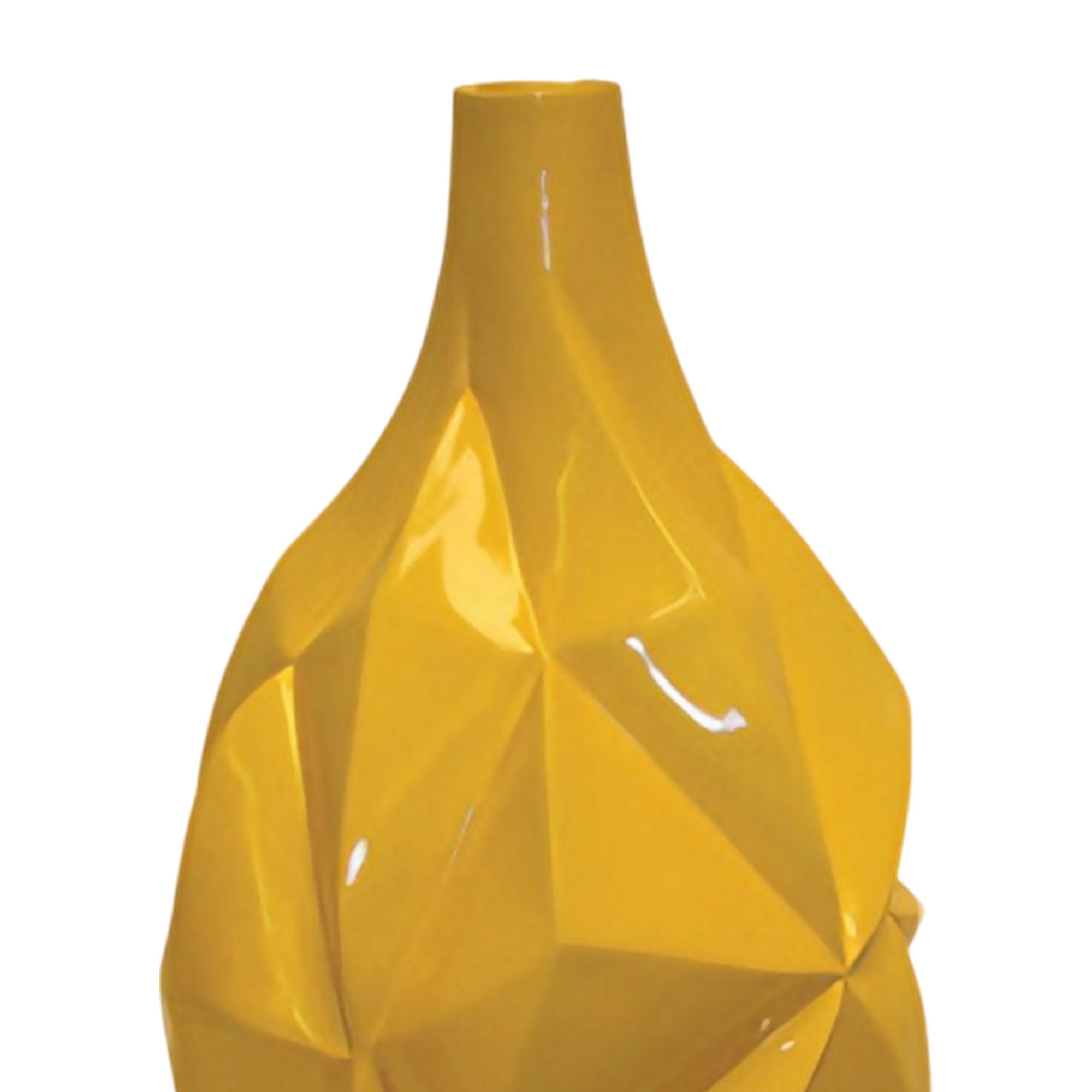 VASO RECORTADO RESINA  AMARELO MODALI DESIGN