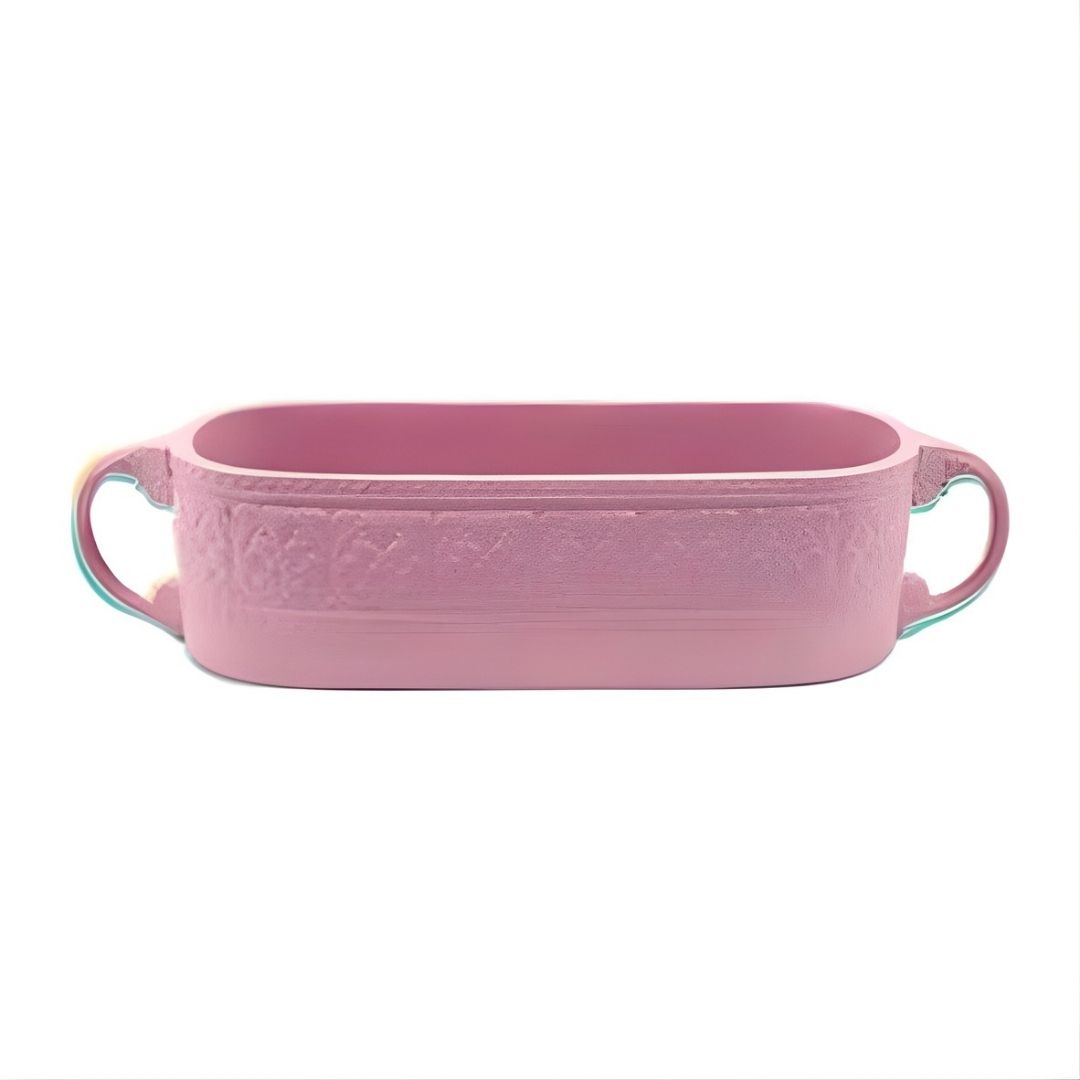 CENTRO MESA/FLOREIRA MACARON RESINA ROSA MODALI DESIGN