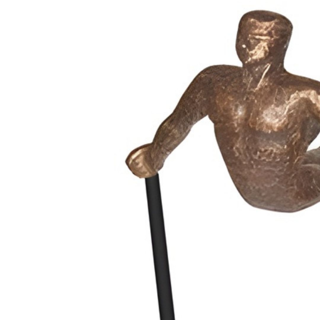 ESCULTURA PEITORAL RESINA COBRE MODALI DESIGN