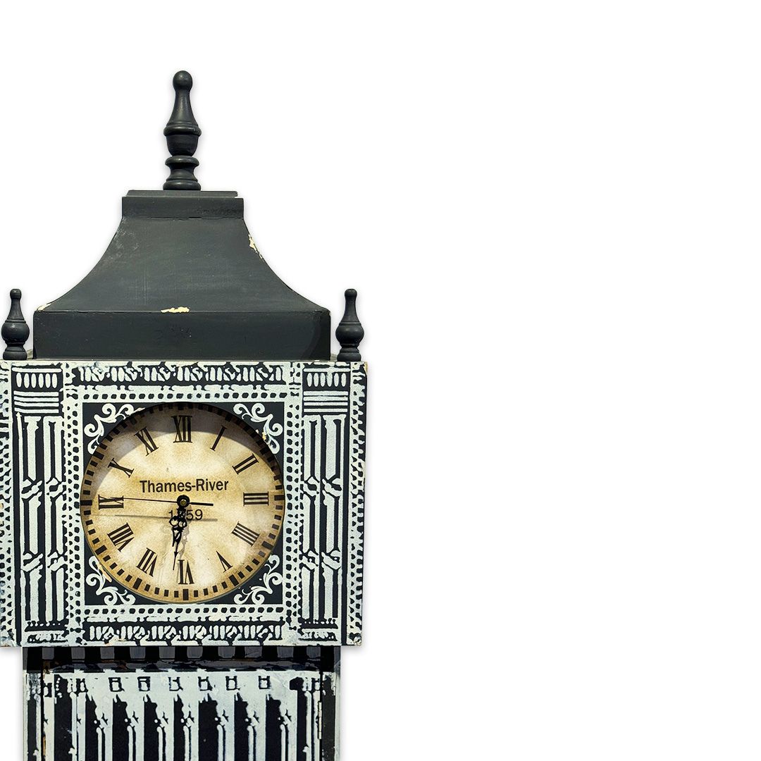 RELOGIO TORRE MADEIRA 