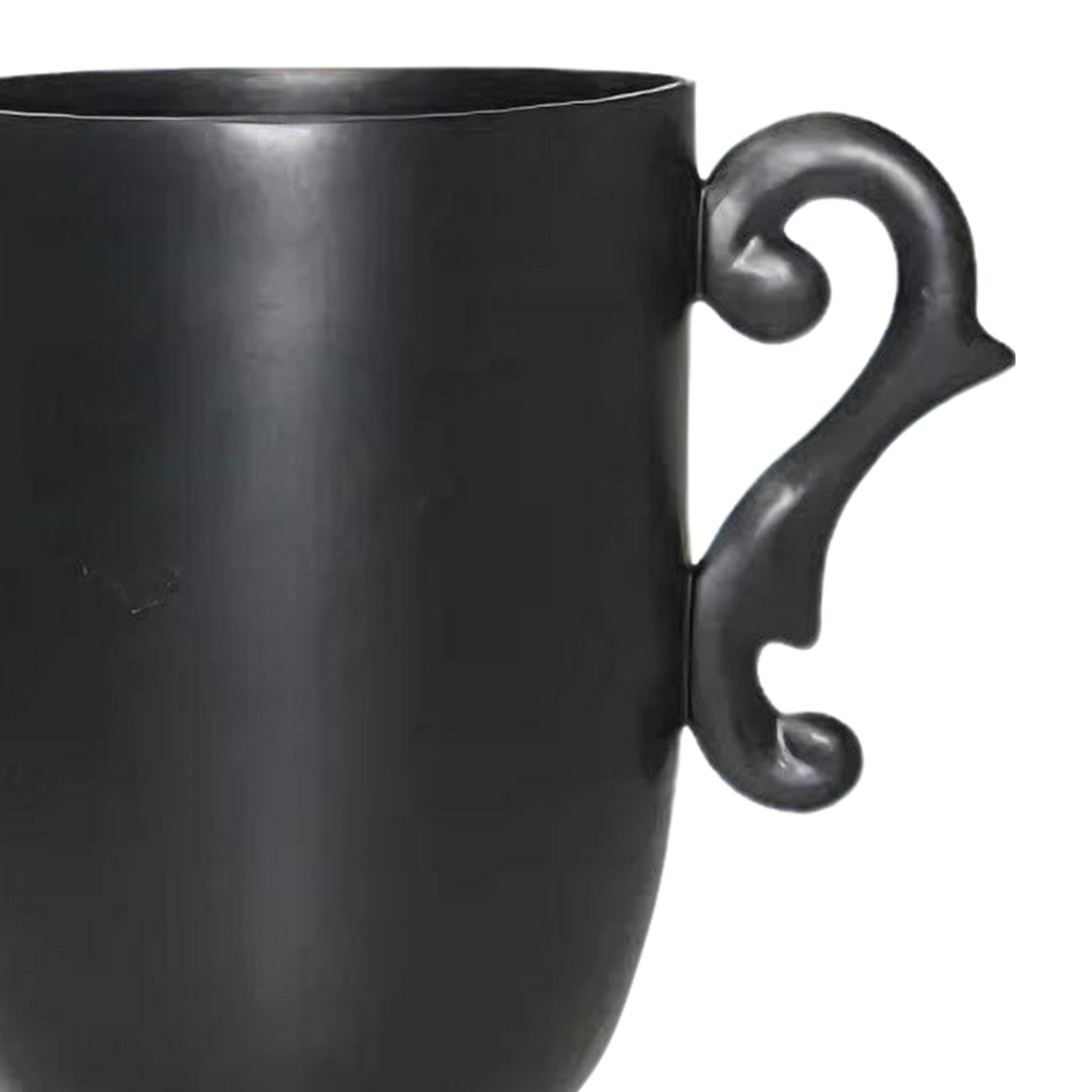 VASO VERSALLES RESINA PRETO MODALI DESIGN
