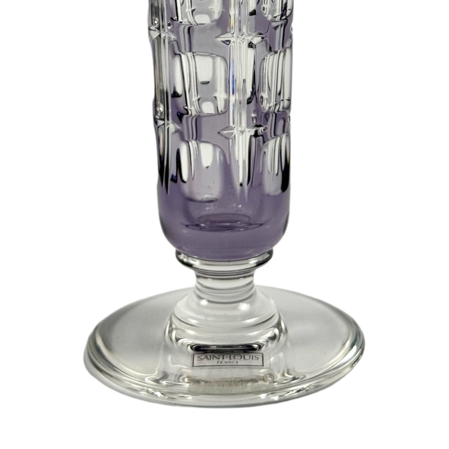 VASO VIOLETA CRISTAL SAINT LOUIS