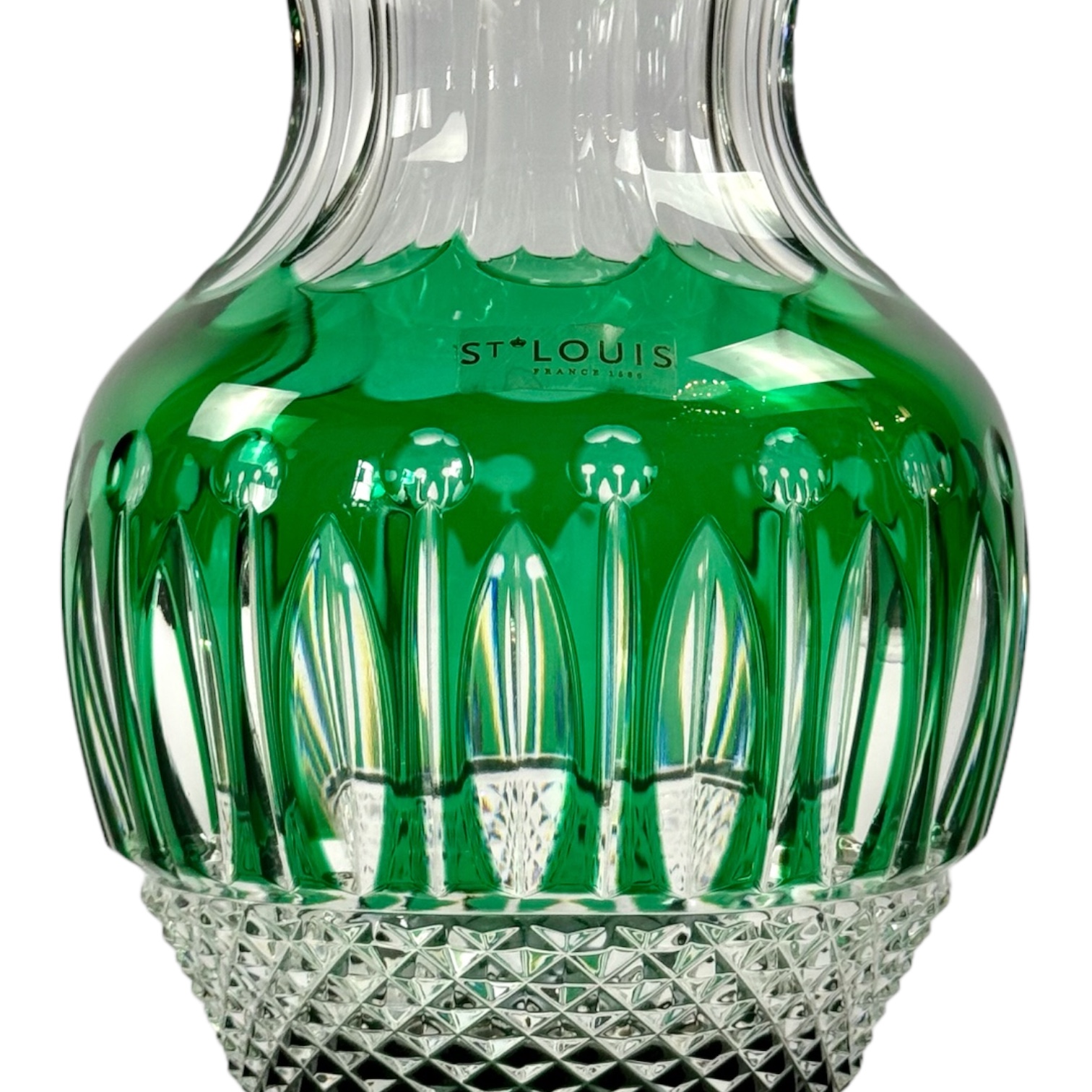 VASO TOMMY CRISTAL VERDE SAINT LOUIS