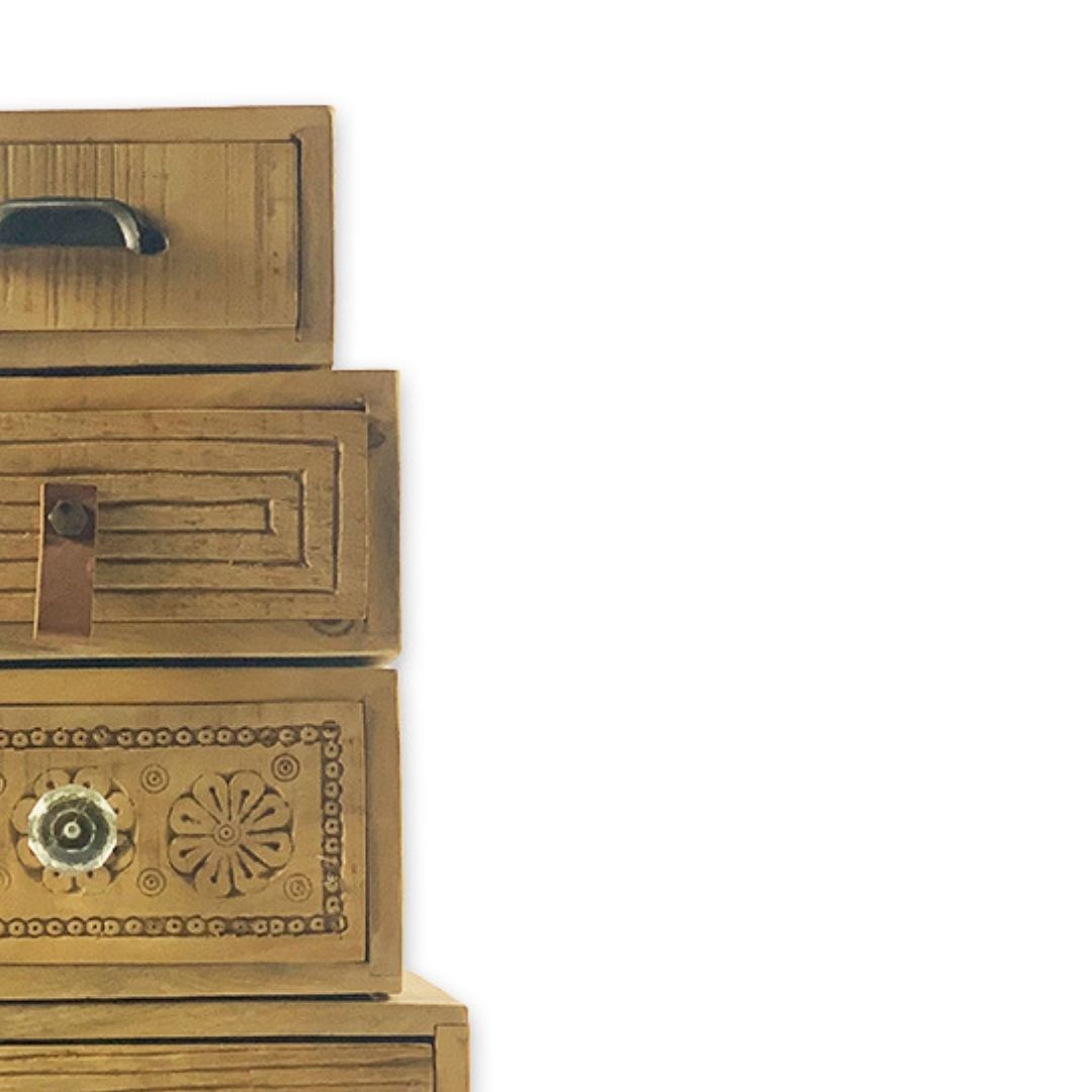 COMODA TOWER MADEIRA CLARA KARE DESIGN